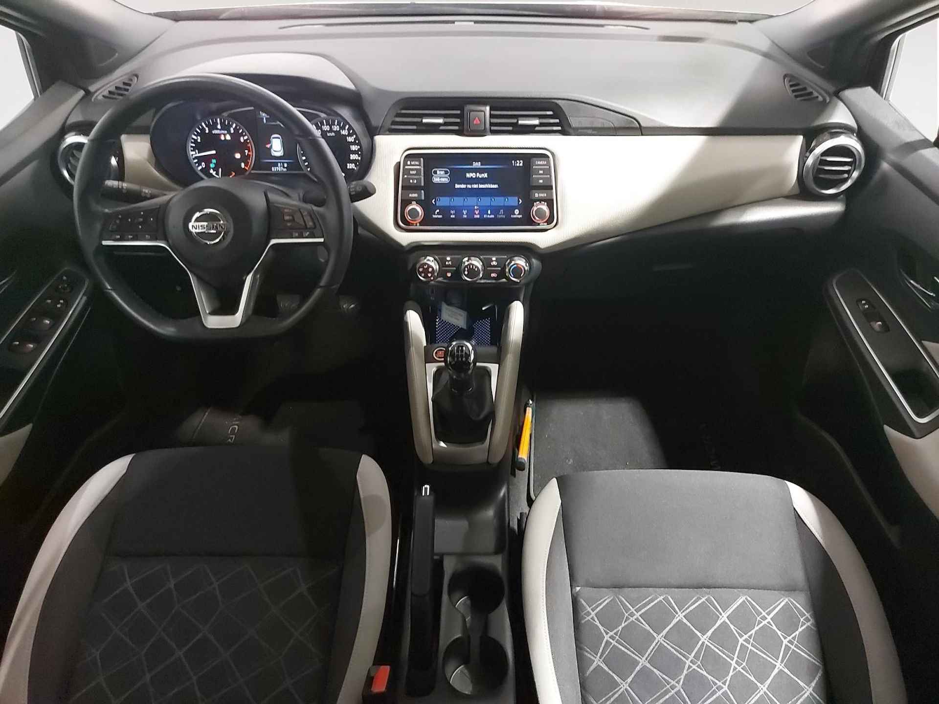 Nissan Micra 1.0 IG-T N-Connecta | Achteruitrijcamera | Parkeersensoren achter | Navigatie | Apple Carplay/Android auto | Bluetooth | Automatische regen/lichtsensoren | Keyless entry | Cruise control | Elektrische zijspiegels + ramen | - 26/45