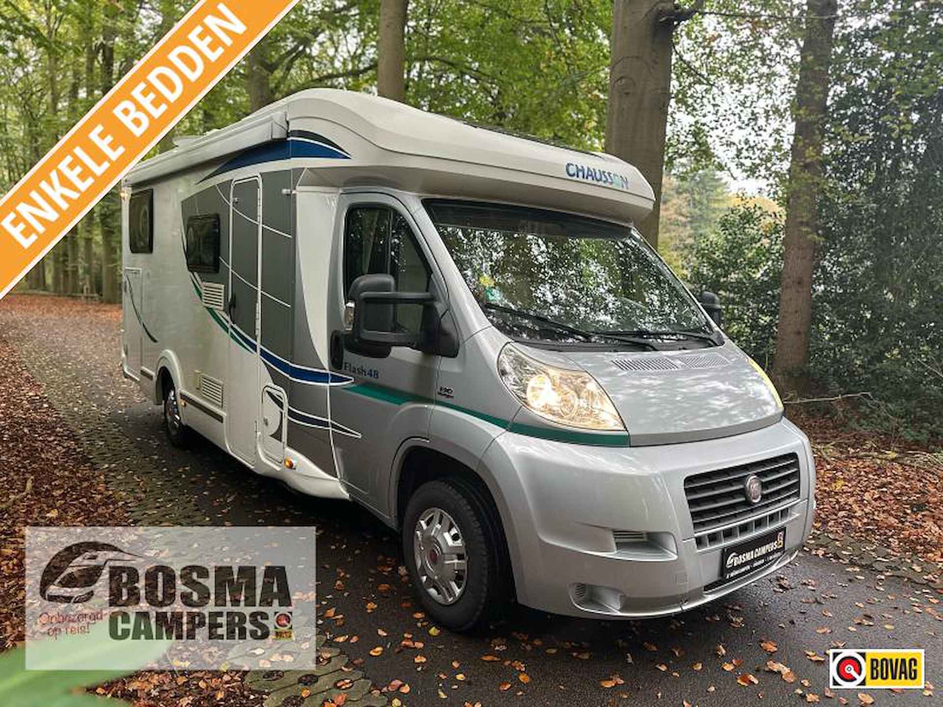 Chausson Flash 48 Enkele Bedden Airco 2013 - 1/21