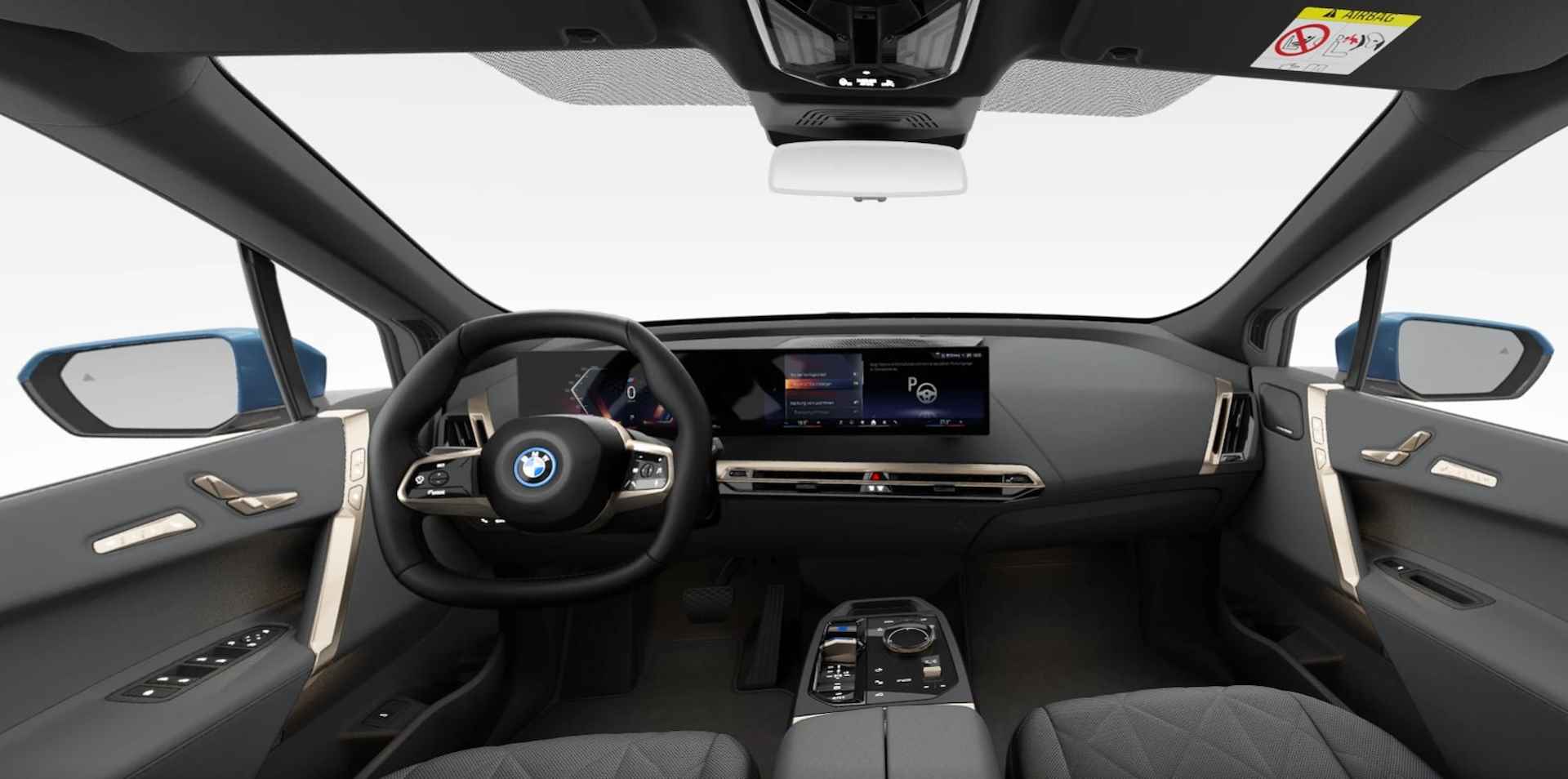 BMW iX xDrive50 - Luchtvering - Integral Active Steering - Pano - Trekhaak - Driving Ass Prof - 3/5