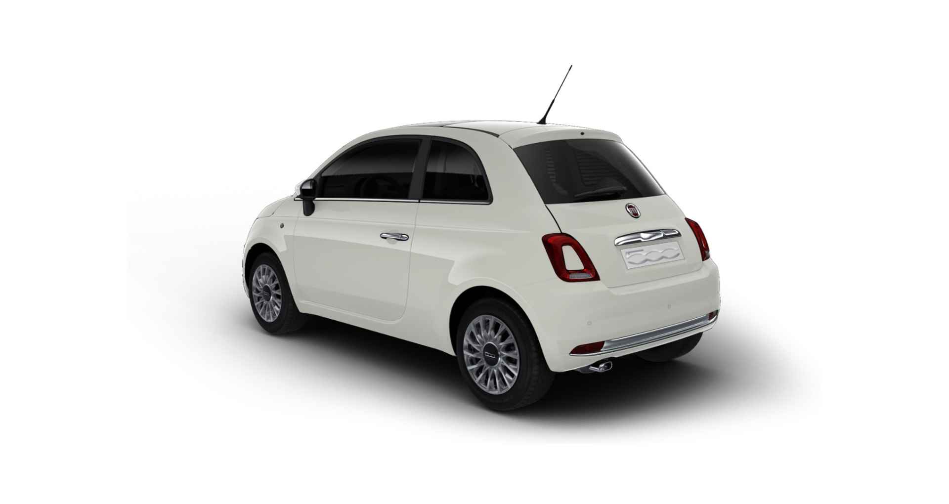 Fiat 500 1.0 Hybrid Dolcevita | Panoramadak | Carplay | Cruise | Airco | Parkeersensoren | Touchscreen | Bluetooth | 15'' Lichtmetaal | Snel leverbaar! - 3/35