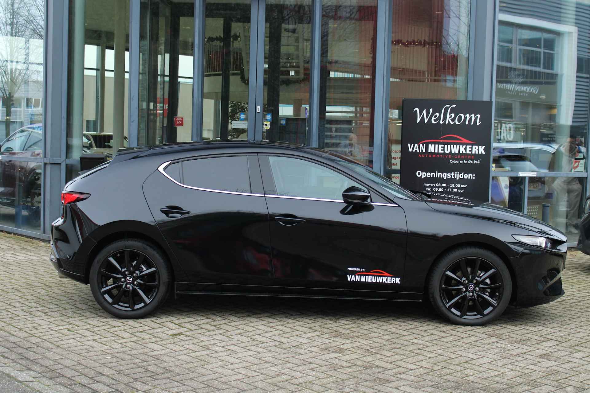 MAZDA 3 Hatchback Skyactiv-X 186pk M Hybrid Exclusive-Line Sunroof BOSE Leder - 3/40