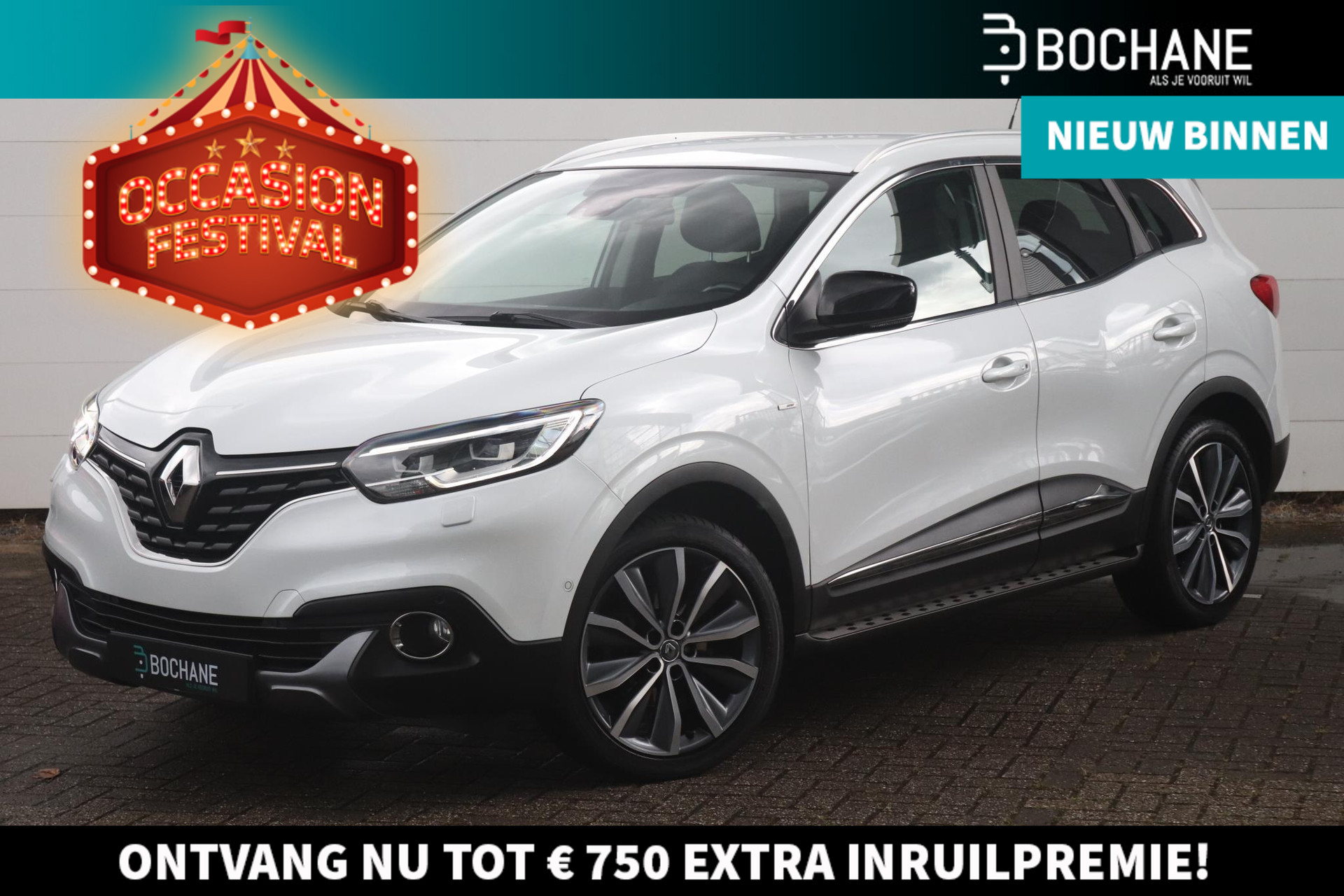 Renault Kadjar 1.2 TCe 130 Bose | Navi | Clima | Cruise | 17'' Lichtmetalen Velgen | Dealer Onderhouden!