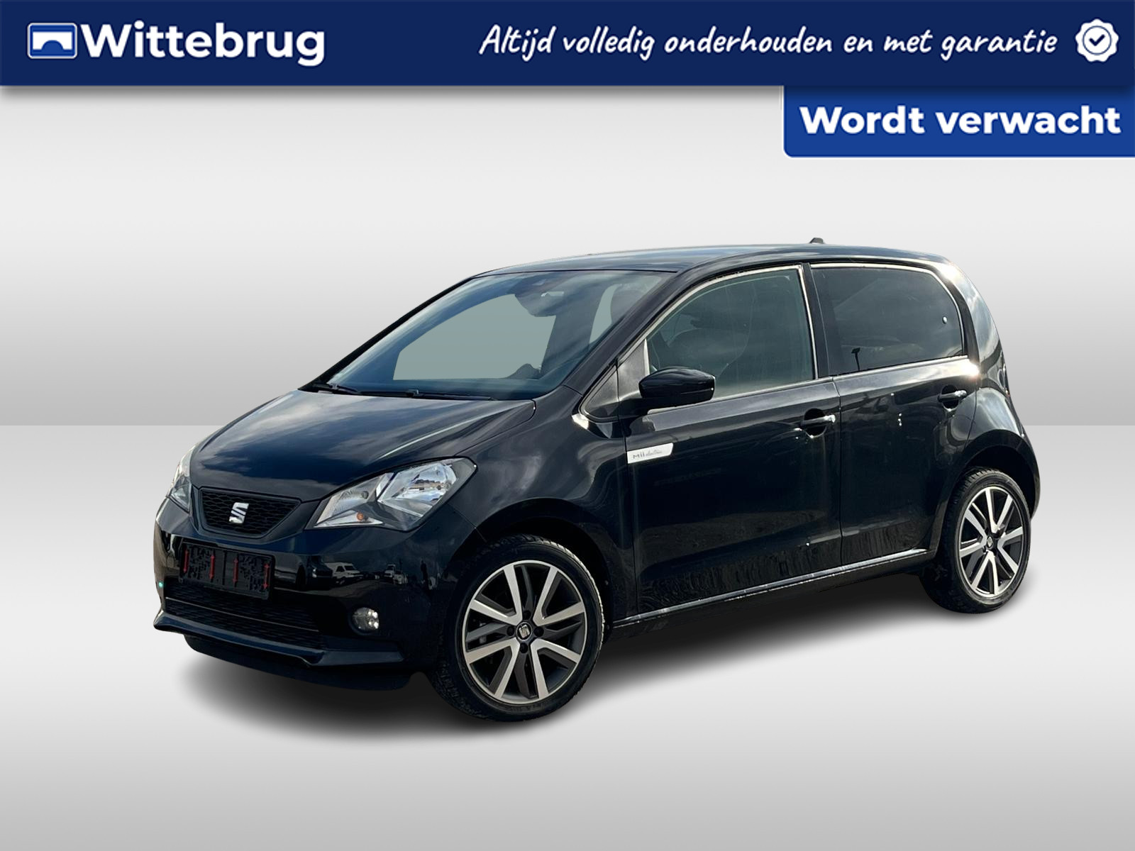 SEAT Mii Electric Edition 83PK / €2000 SEPP Subsidie / Climate Control / 16" LMV / Parkeerhulp Achter / Cruise Control / Stoelverwarming / Voorruit Verwarming / Snel Laadfunctie