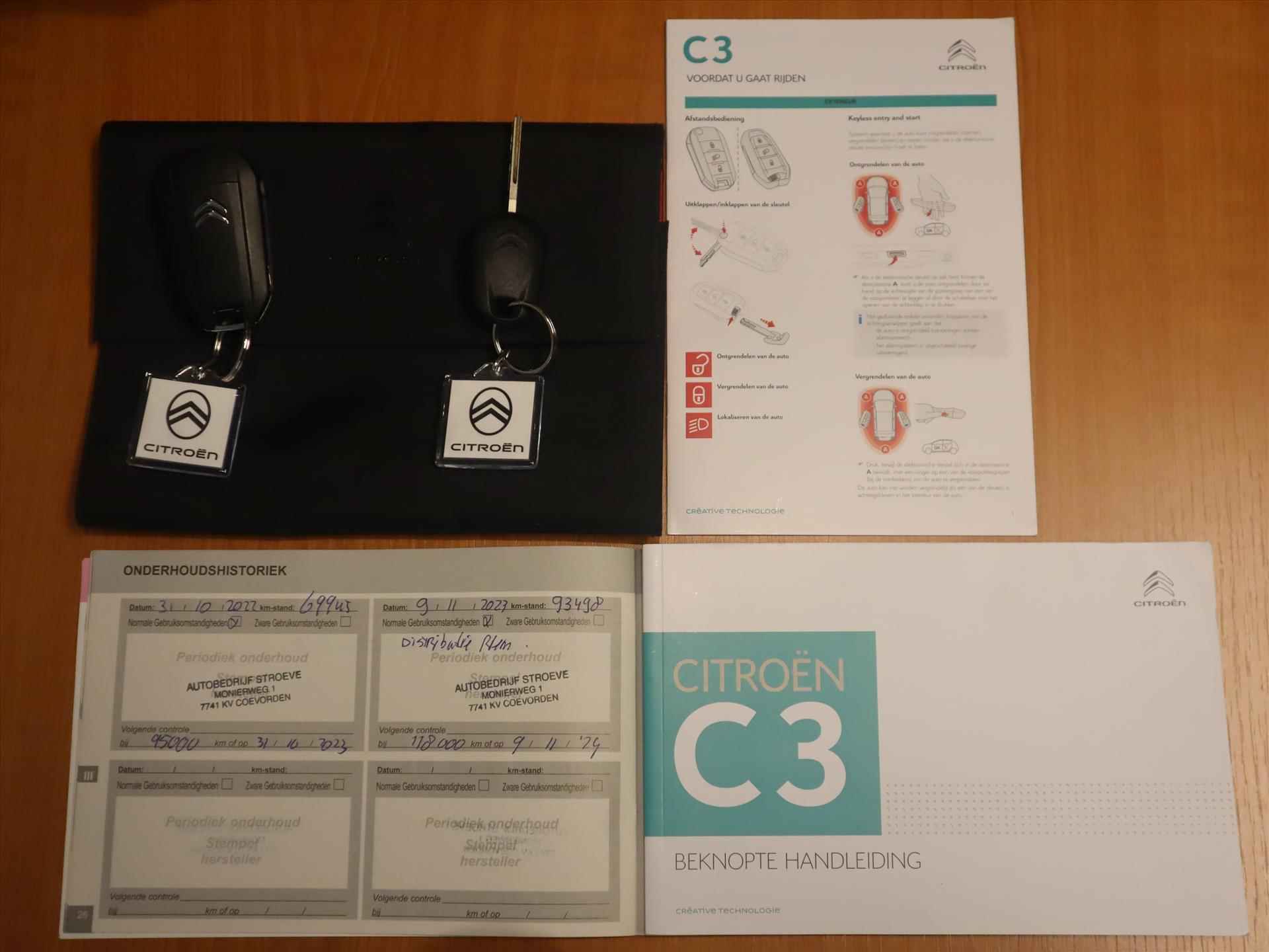 CITROEN C3 PureTech 110PK S&S Feel, Rijklaarprijs | Navigatie | Bluetooth | Parkeersensoren - 48/60