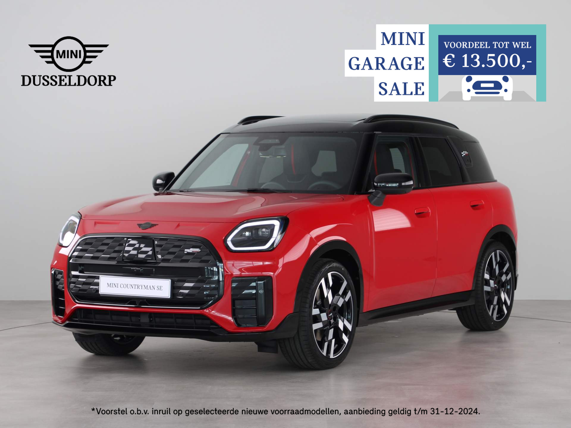 MINI Countryman SE ALL4 John Cooper Works Pakket XL OPERATIONAL LEASE EUR 810,- excl. BTW (60 mnd/10.000 km)