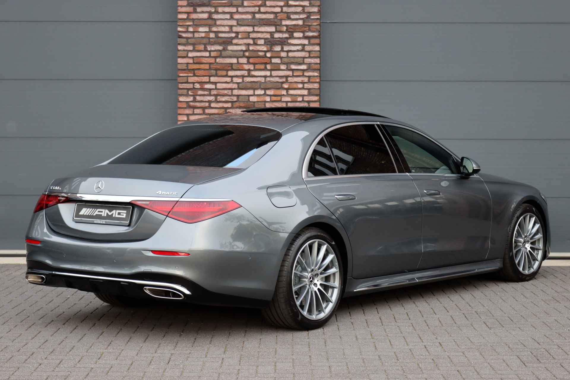 Mercedes-Benz S-Klasse 580 e 4MATIC Lang AMG Line Aut9, Plug-in Hybride, Luchtvering, Panoramadak, Distronic+, Burmester, Head-up Display, Surround Camera, Augmented Reality, Stoelverwarming/-ventilatie V+A, Leder, Memory, Etc, - 8/62