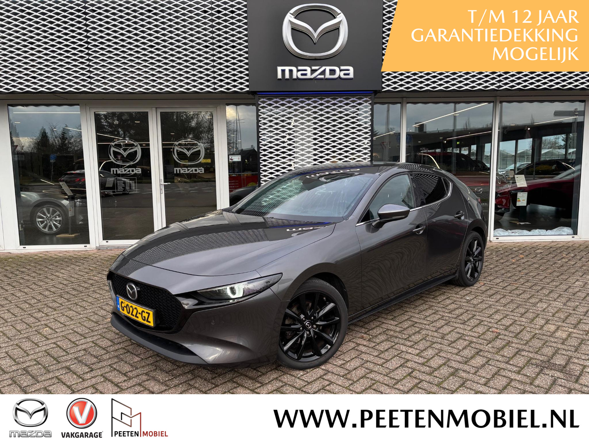 Mazda 3 2.0 e-SkyActiv-X M Hybrid 180 Luxury AUTOMAAT | DEALERONDERHOUDEN | AFNEEMBARE TREKHAAK | NL AUTO | LEER |