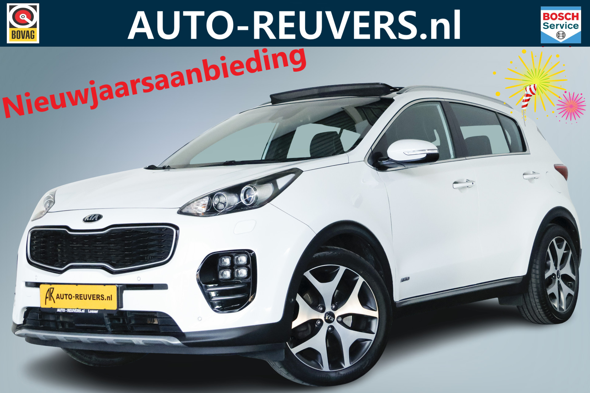 Kia Sportage 1.6 T-GDI 4WD GT-Line Panorama / Opendak / Leder / JBL / CarPlay / Cam