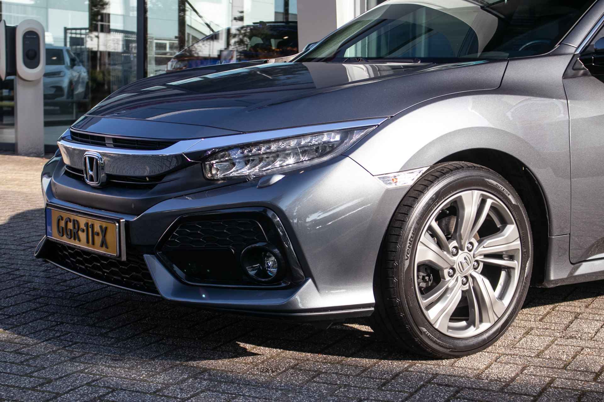 Honda Civic 1.5T i-VTEC Prestige -All-in rijklaarprijs | Schuif-/kanteldak | Leder | Navi - 24/43