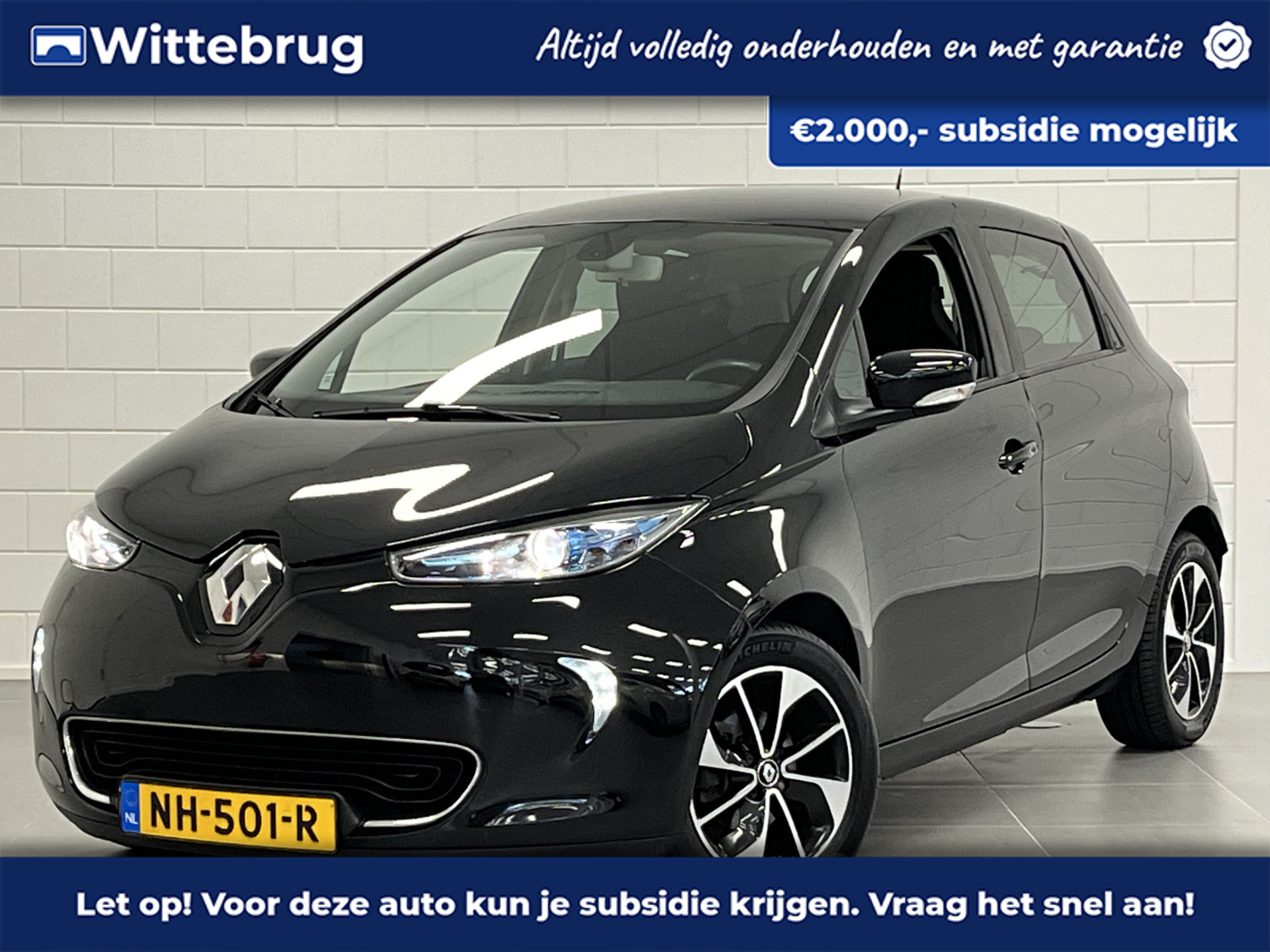 Renault ZOE Q90 Intens Quickcharge 41 kWh NAVIGATIE | GETINT GLAS | 16 INCH VELGEN | ACCUHUUR