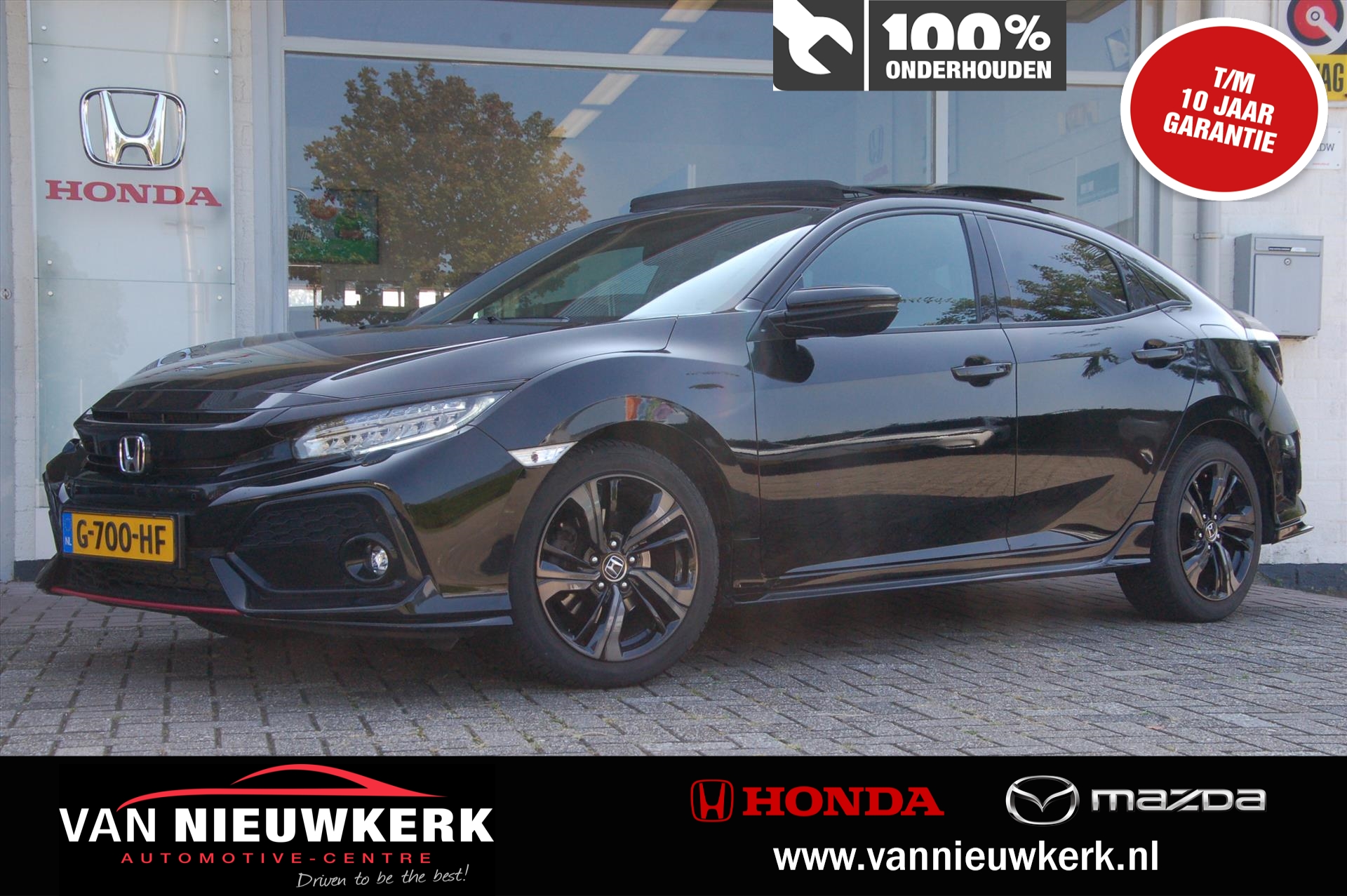 Honda Civic 1.5 i-VTEC 182pk Sport+ Panoramadak Premium Audio Carplay!