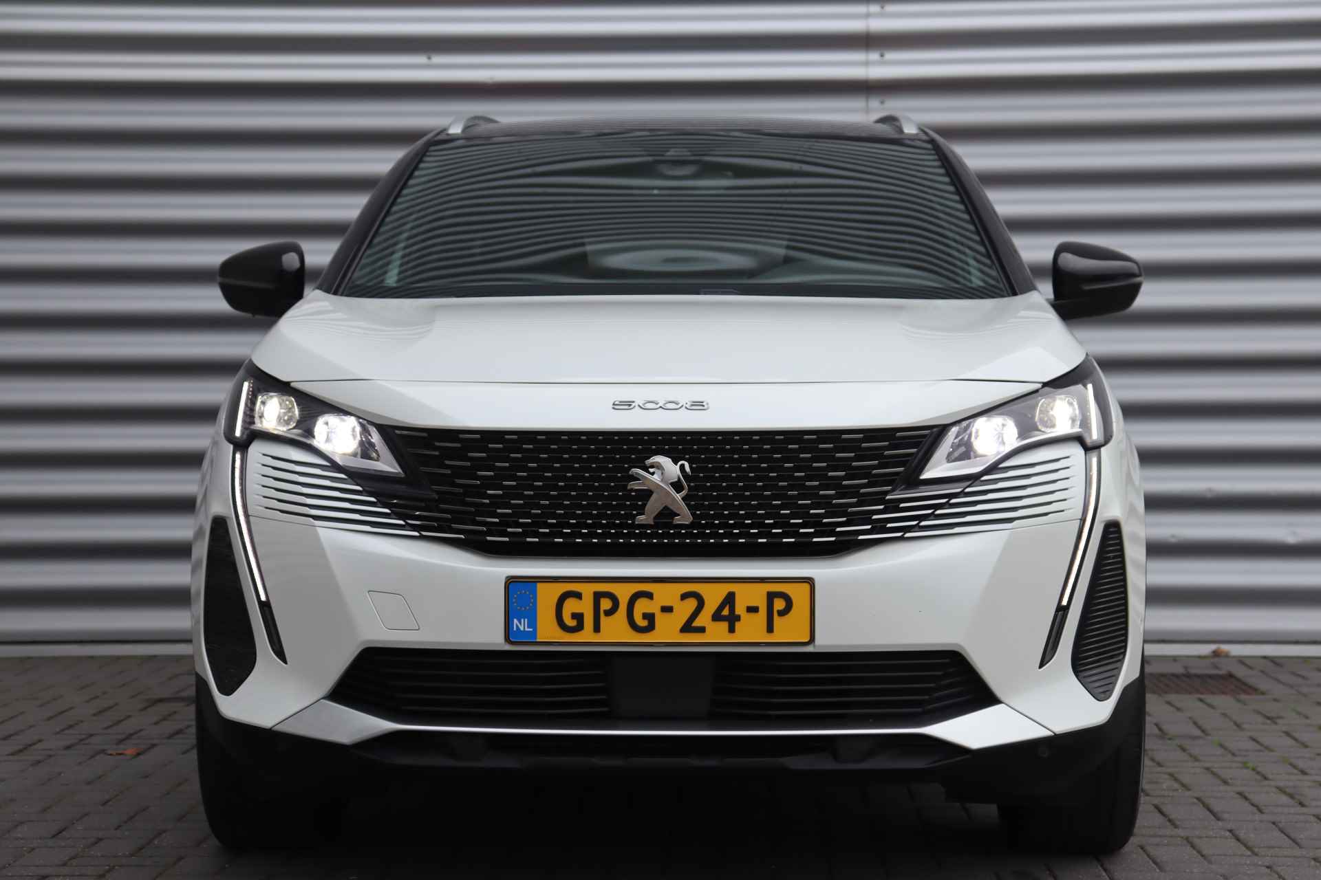 Peugeot 5008 1.2 PURETECH 130PK 7-ZITS GT PACK AUTOMAAT / NAVI / CLIMA / PDC / 18" LMV / CAMERA / KEYLESS / FULL-LED / ALCANTARA / WINTERPAKK - 5/46