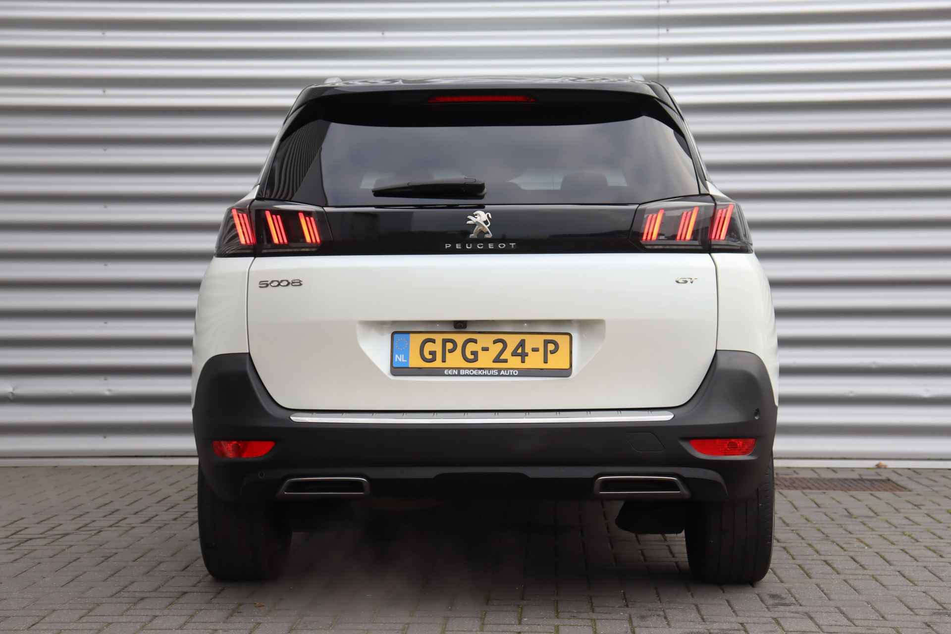 Peugeot 5008 1.2 PURETECH 130PK 7-ZITS GT PACK AUTOMAAT / NAVI / CLIMA / PDC / 18" LMV / CAMERA / KEYLESS / FULL-LED / ALCANTARA / WINTERPAKK - 8/46