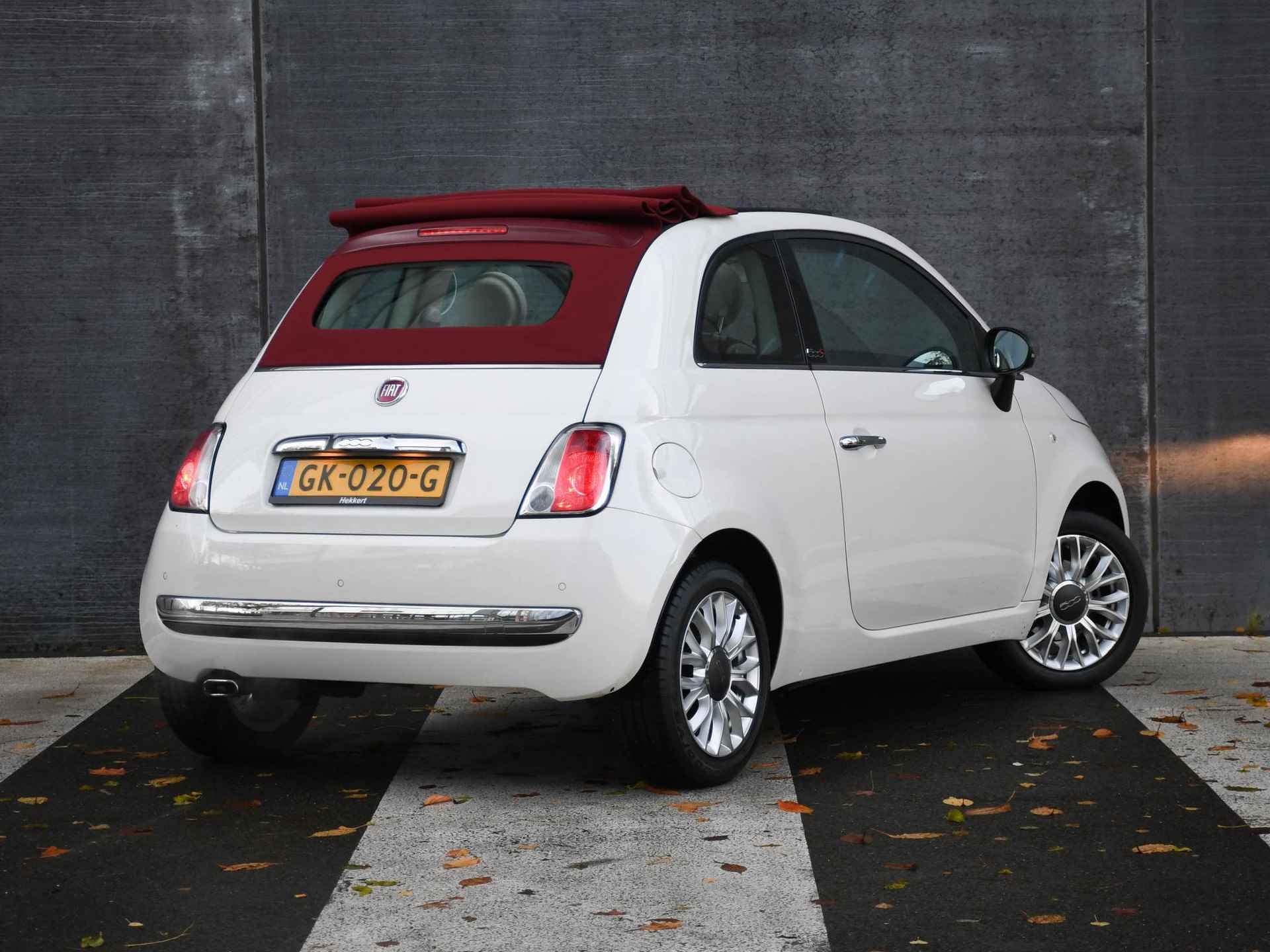 Fiat 500 C Lounge 0.9 TwinAir Turbo 80pk AIRCO | 15''LM | LEDEREN BEKLEDING | CLIMA | USB | 12MND GARANTIE - 4/24