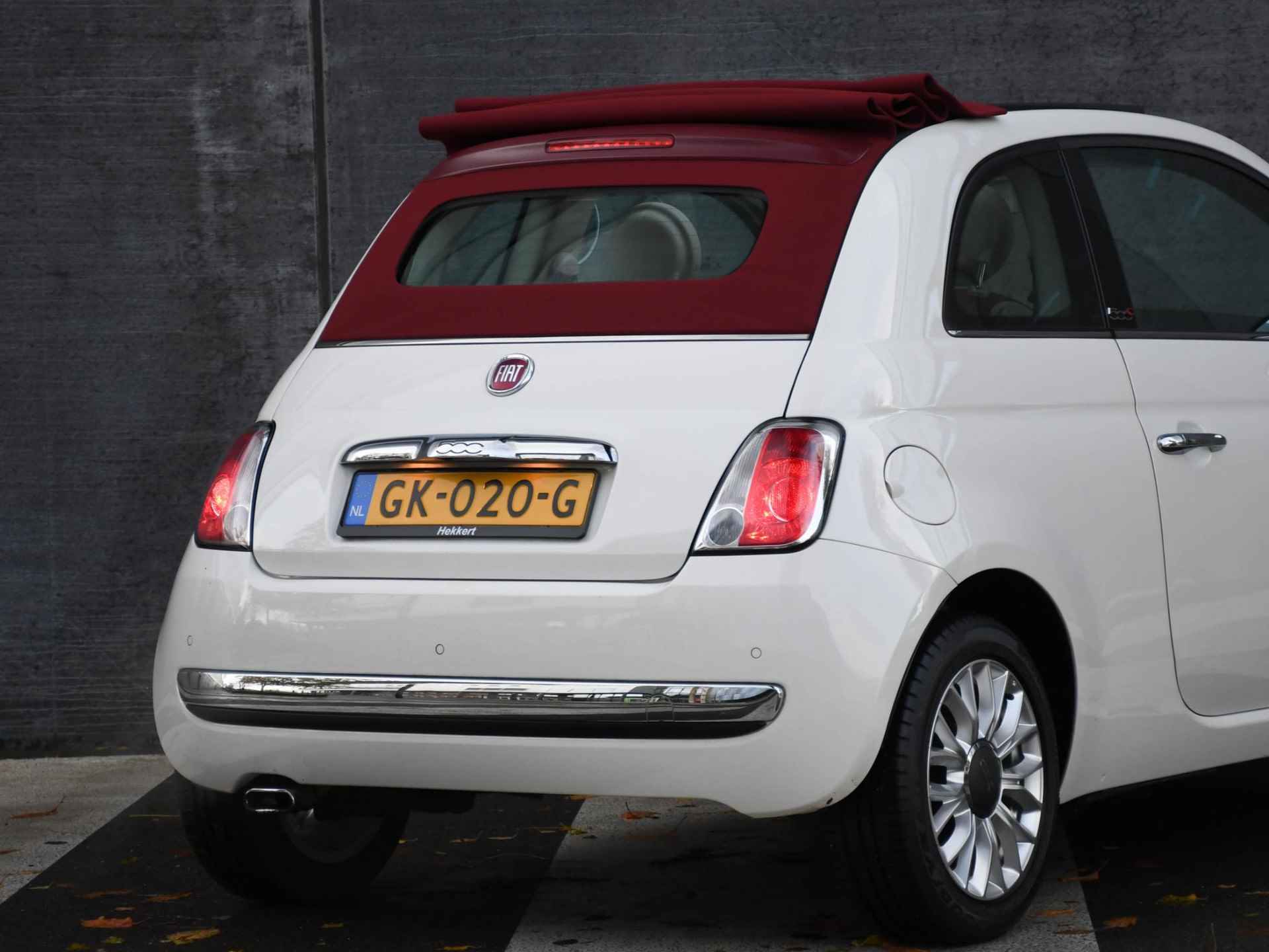 Fiat 500 C Lounge 0.9 TwinAir Turbo 80pk AIRCO | 15''LM | LEDEREN BEKLEDING | CLIMA | USB | 12MND GARANTIE - 5/24