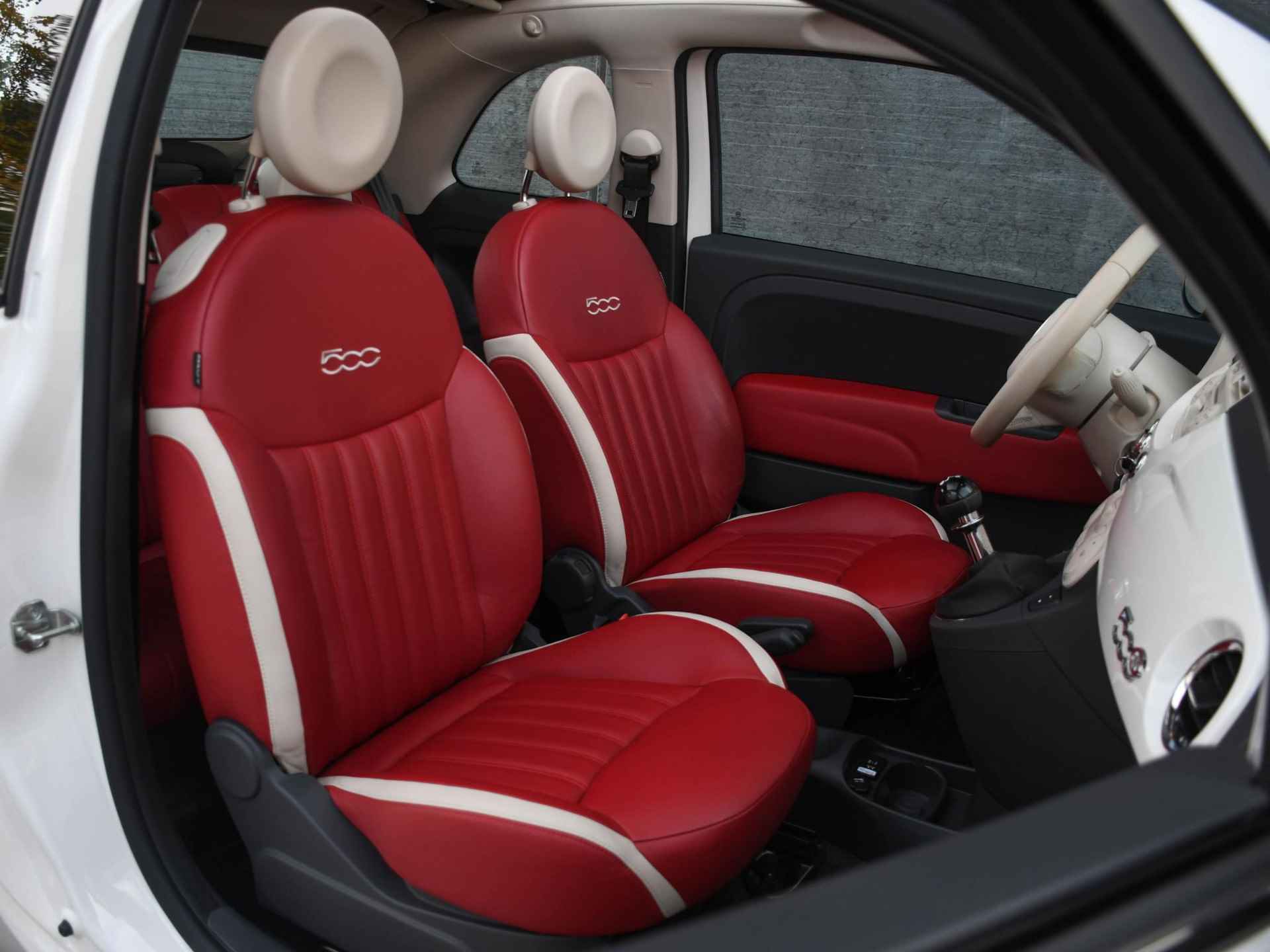 Fiat 500 C Lounge 0.9 TwinAir Turbo 80pk AIRCO | 15''LM | LEDEREN BEKLEDING | CLIMA | USB | 12MND GARANTIE - 8/24