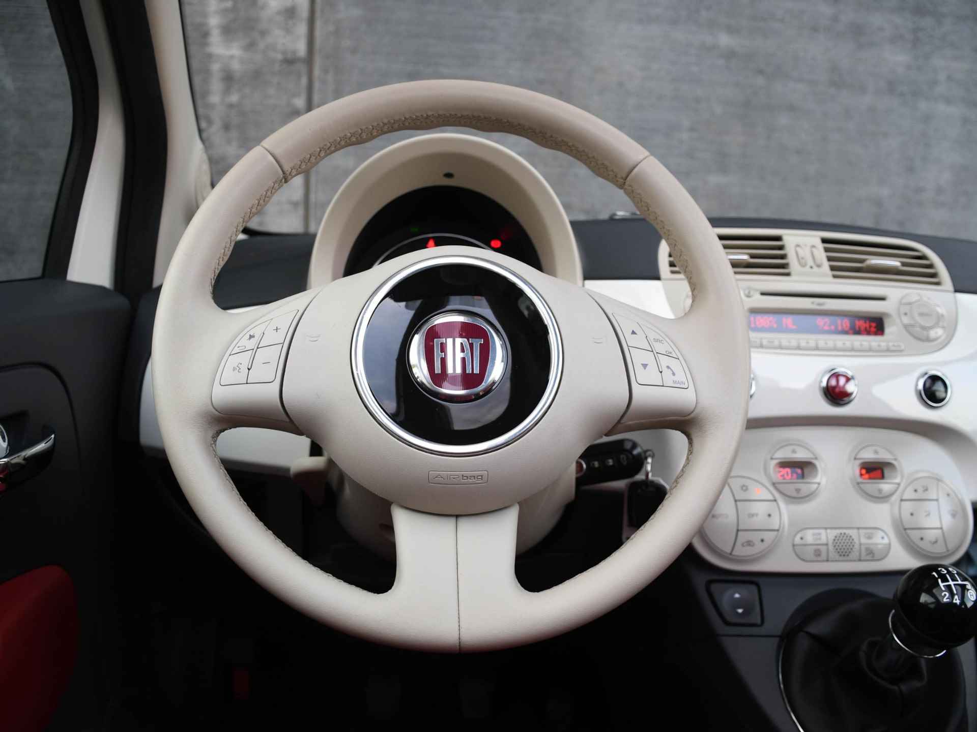 Fiat 500 C Lounge 0.9 TwinAir Turbo 80pk AIRCO | 15''LM | LEDEREN BEKLEDING | CLIMA | USB | 12MND GARANTIE - 14/24