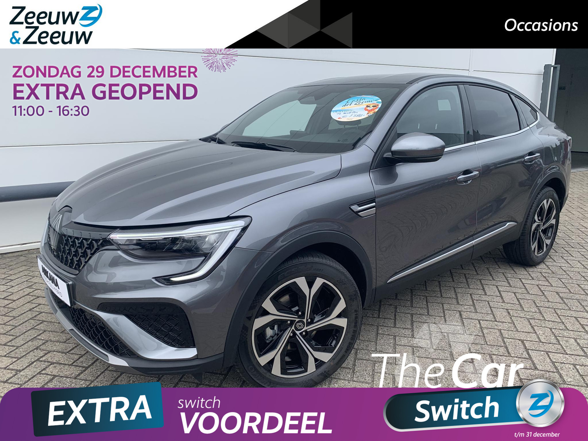 Renault Arkana 1.6 E-Tech hybrid 145 techno Arkana te bestellen Nu met 1.800 euro orderpremie !