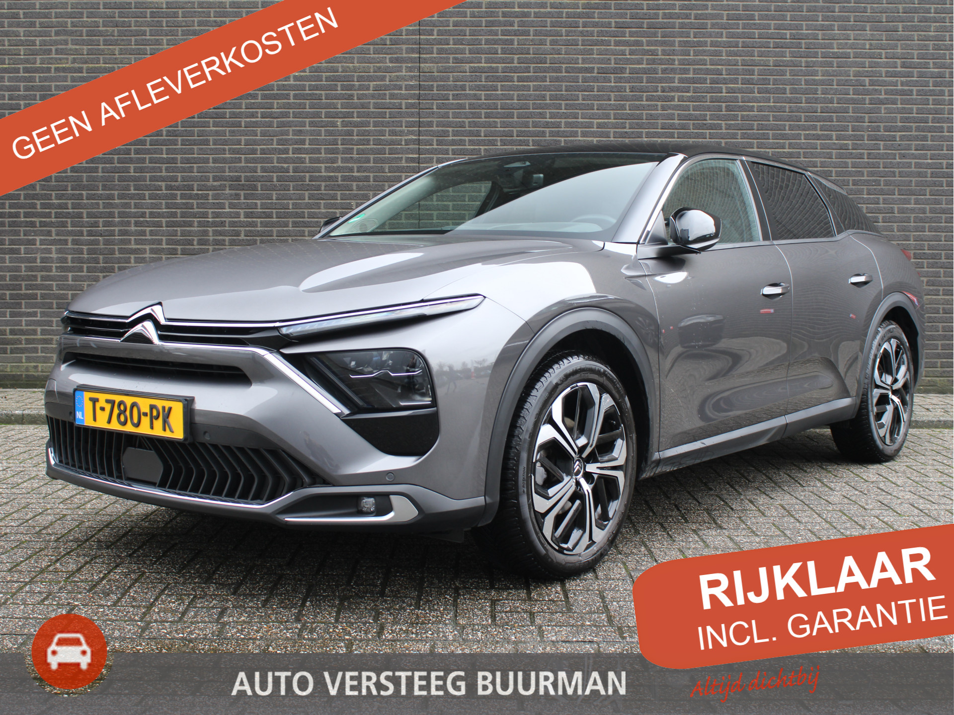 Citroën C5 X 1.2 PureTech Business Plus Automaat, luxe lederen bekleding, 19"inch LM velgen, verw. Voorruit