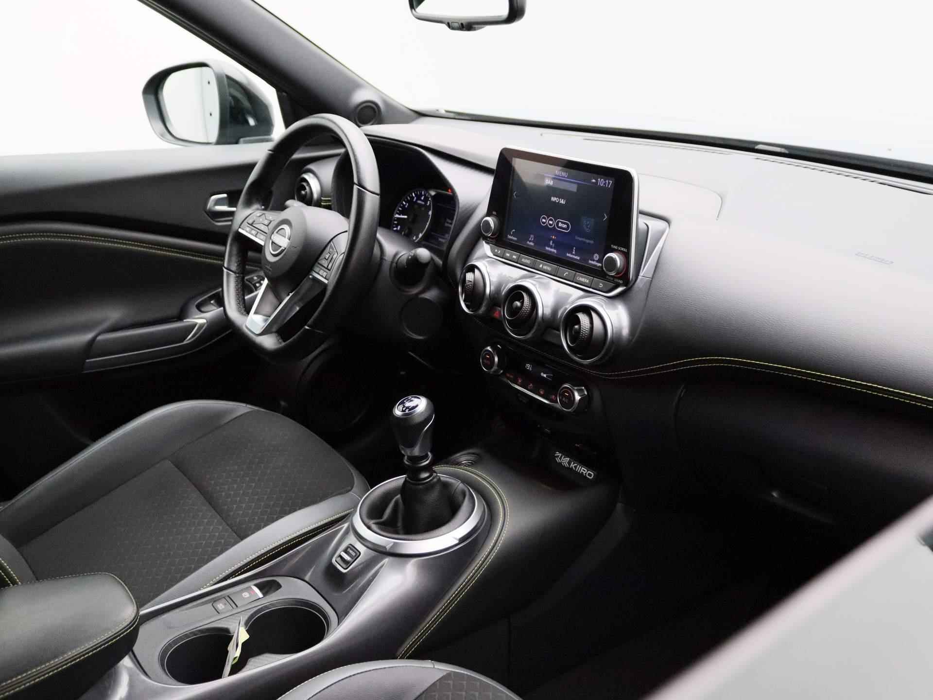 Nissan Juke 1.0 DIG-T Kiiro 115pk | 19" Lichtmetalen Zwarte Velgen | Climate Control | Half-Leder | Camera | DAB - 31/36