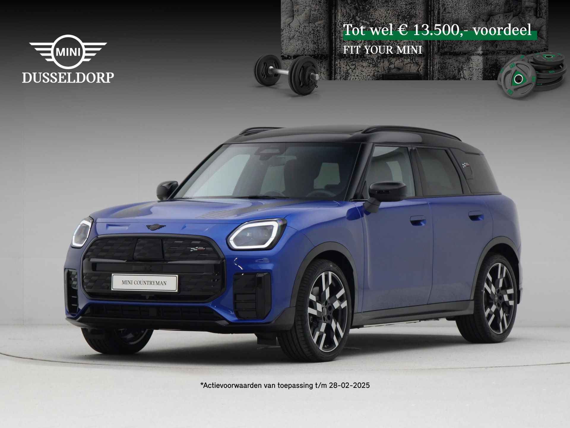 MINI Countryman E John Cooper Works Pakket XL PRIVATE LEASE EUR 749,- (48 mnd/10.000 km)