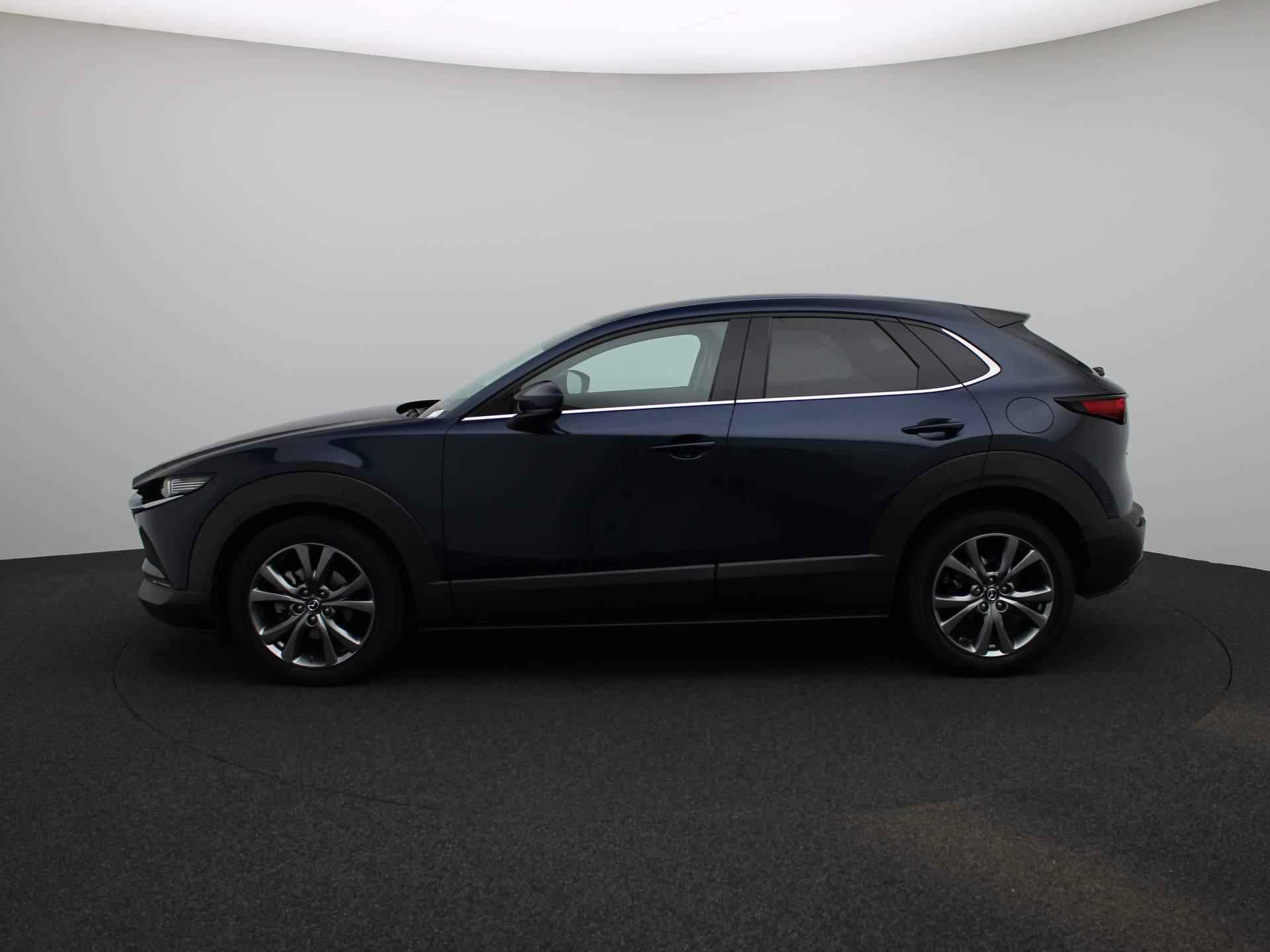 Mazda CX-30 2.0 e-SkyActiv-X M Hybrid Luxury | Automaat | Climate control | Navigatie | Memory Seats | Leder | Stoel/Stuur verwarming | BOSE | LMV | Parkeer sensoren | LED | - 5/46