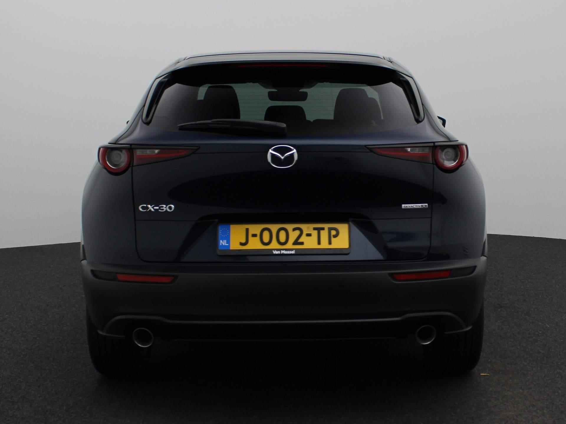 Mazda CX-30 2.0 e-SkyActiv-X M Hybrid Luxury | Automaat | Climate control | Navigatie | Memory Seats | Leder | Stoel/Stuur verwarming | BOSE | LMV | Parkeer sensoren | LED | - 6/46