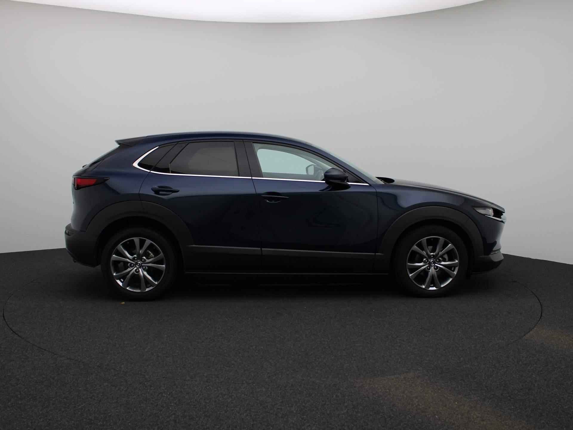 Mazda CX-30 2.0 e-SkyActiv-X M Hybrid Luxury | Automaat | Climate control | Navigatie | Memory Seats | Leder | Stoel/Stuur verwarming | BOSE | LMV | Parkeer sensoren | LED | - 7/46