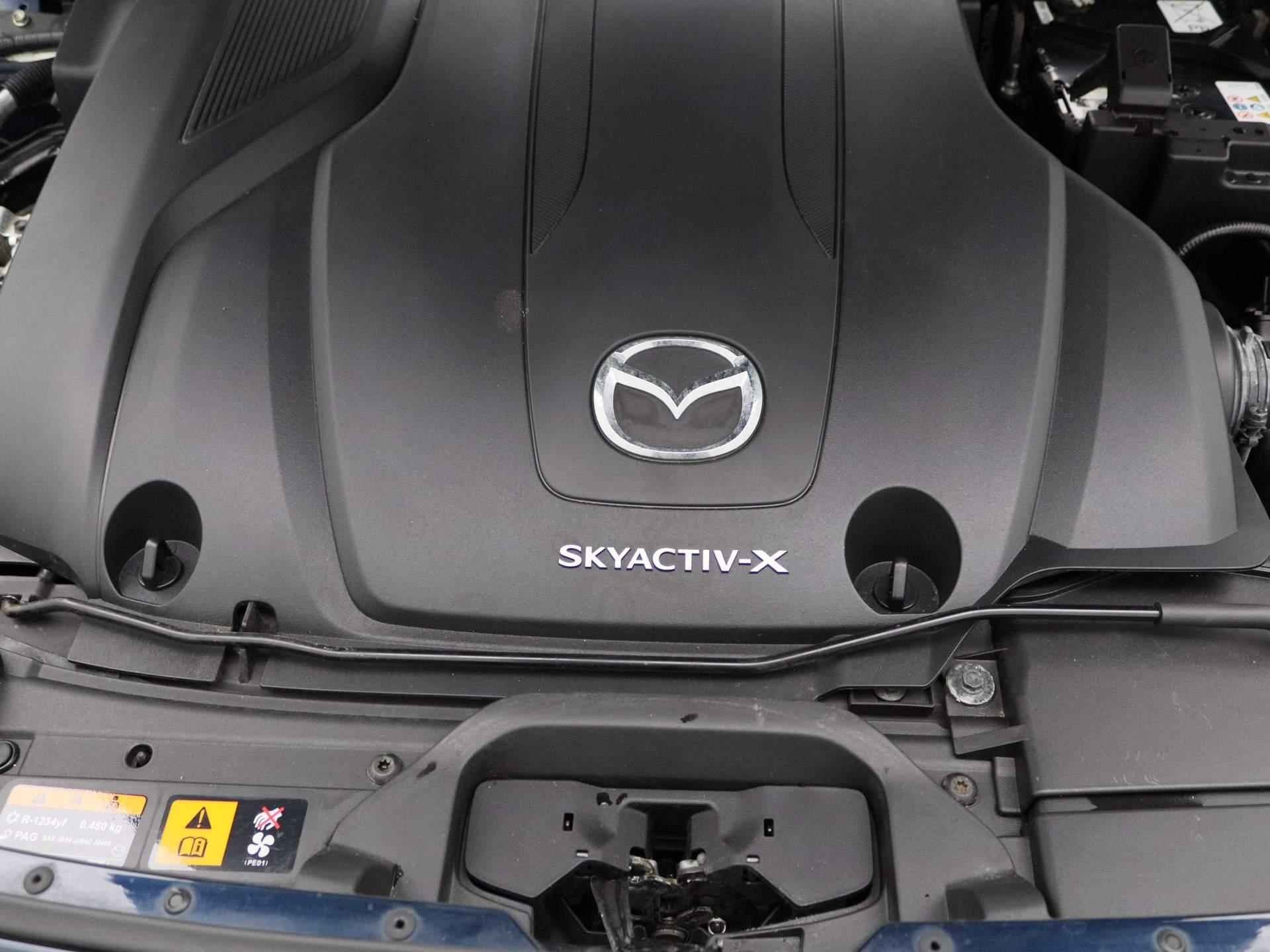 Mazda CX-30 2.0 e-SkyActiv-X M Hybrid Luxury | Automaat | Climate control | Navigatie | Memory Seats | Leder | Stoel/Stuur verwarming | BOSE | LMV | Parkeer sensoren | LED | - 45/46