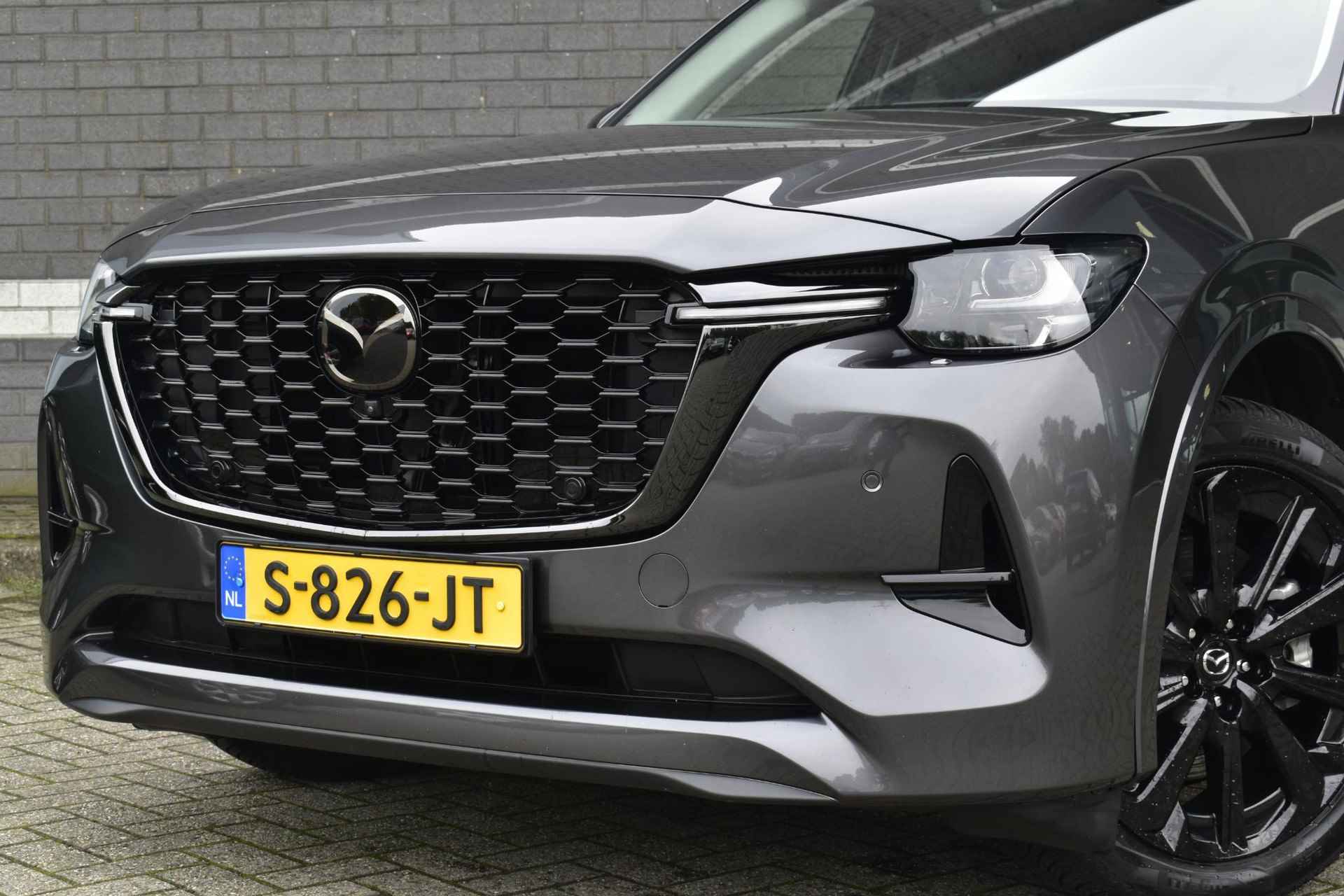 Mazda CX-60 2.5 e-SkyActiv PHEV Homura / Pano / Stoelverwarming + Ventilatie / Achterbankverwarming / Head-Up - 11/44