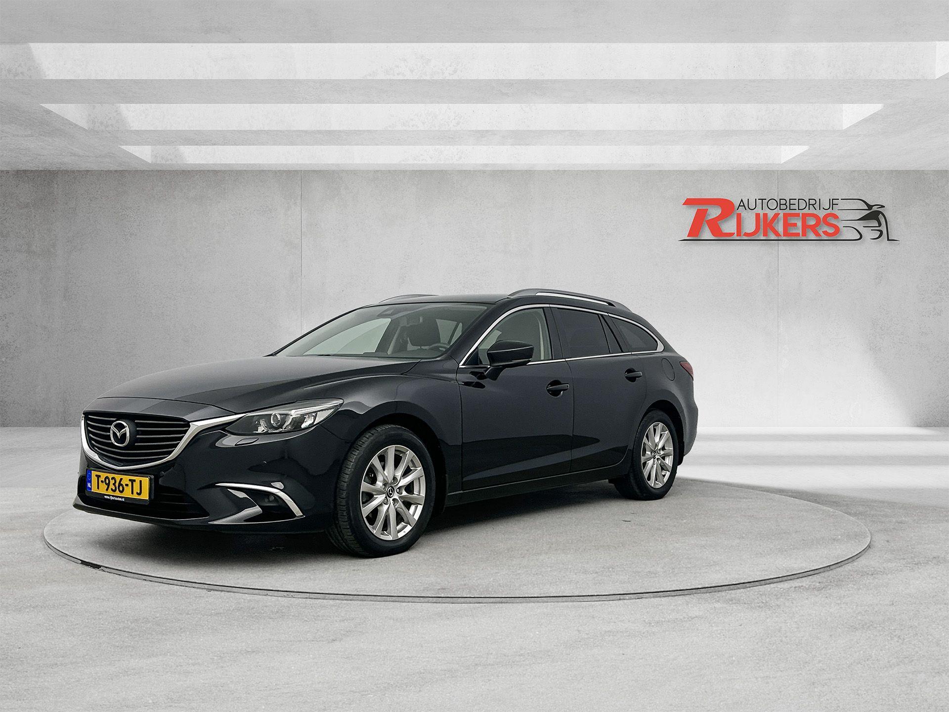 Mazda 6 Sportbreak 2.0 SkyActiv-G 165 TS+Automaat,Navigatie,Climate Control,Cruise Control,Stuur+Stoelverwarming,PDC V+A,Bluetooth