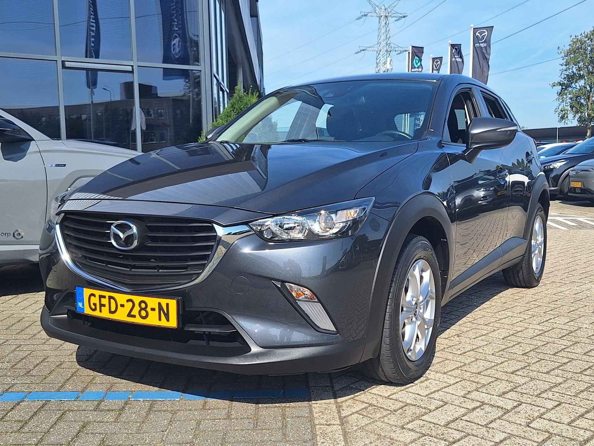 Mazda CX-3 2.0 SkyActiv-G 120 TS+ | Rijklaarprijs! | Climate Control | Navigatie | Cruise Control | Stoelverwarming | Inclusief 12 mnd Bovag Garantie! | - 3/28