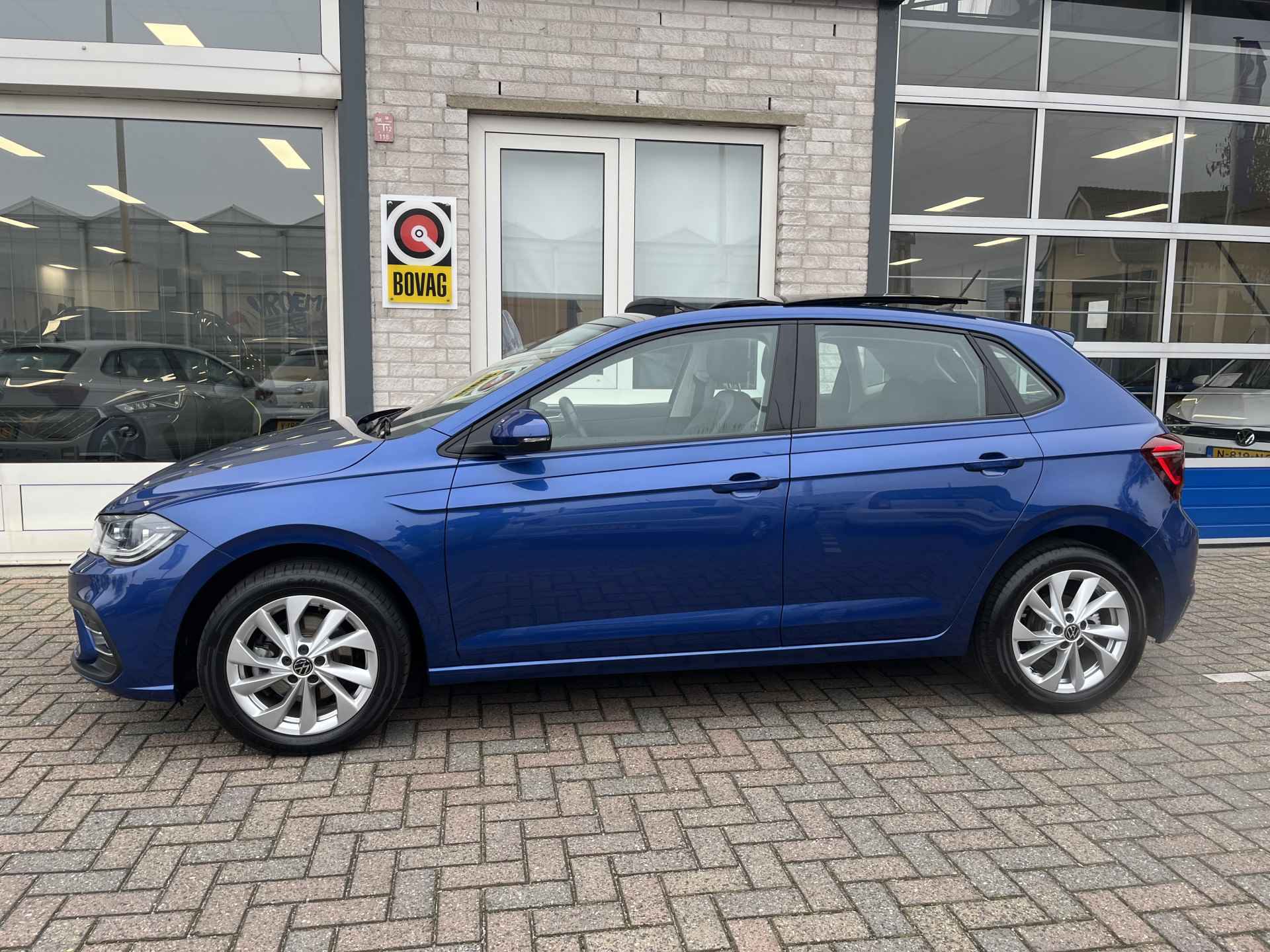 Volkswagen Polo 1.0 TSI Style / AUTOMAAT/ PANO/ CAMERA/ PARK. SENSOREN/ MATRIX/ STOELVERWARM./ DIGITAL DASHBOARD/ ADAPT. CRUISE/ APP-CONNECT/ NAVI/ CLIMA/ DAB/ 16" LMV - 3/37