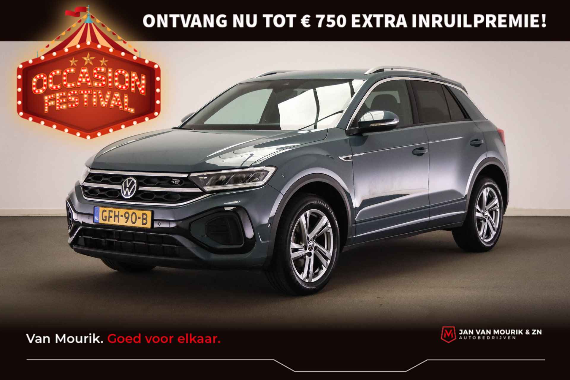 Volkswagen T-Roc 1.5 TSI R-Line Business+ | LED | CLIMA | STOELVERWARMING | ACC | DAB | APPLE | CAMERA | 17" - 1/59