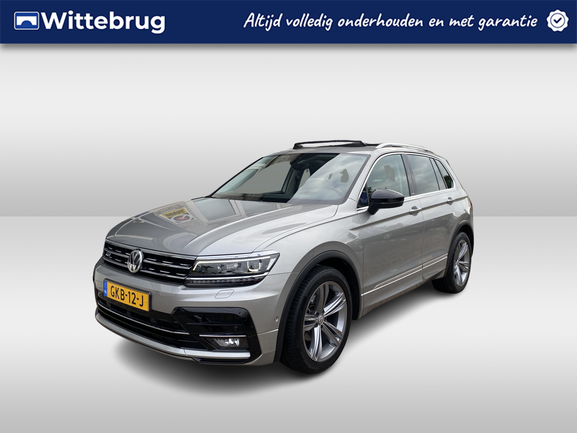 Volkswagen Tiguan 1.5 TSI R-Line / AUTOMAAT/ PANO/ DYNAUDIO/ 360 CAMERA/ PARK. SENSOREN/ LED/ DODE HOEK/ HEAD UP DISPLAY/ STOEL VERWARM./ DIGITAL DASHBOARD/ ADAPT. CRUISE/ BLUETOOTH/ NAVI/ CLIMA/ DAB/ 19" LMV/