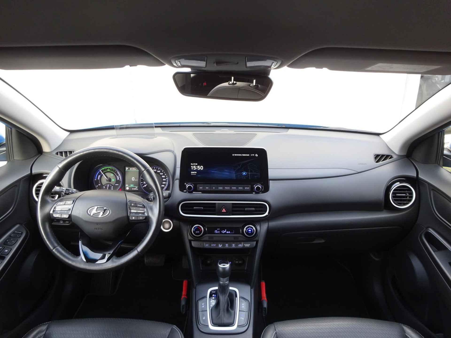 Hyundai Kona 1.6 GDI Automaat DCT HEV Premium || Navigatie | Adaptieve cruisecontrol | Two-tone 18''Lmv |Hybride || - 10/38