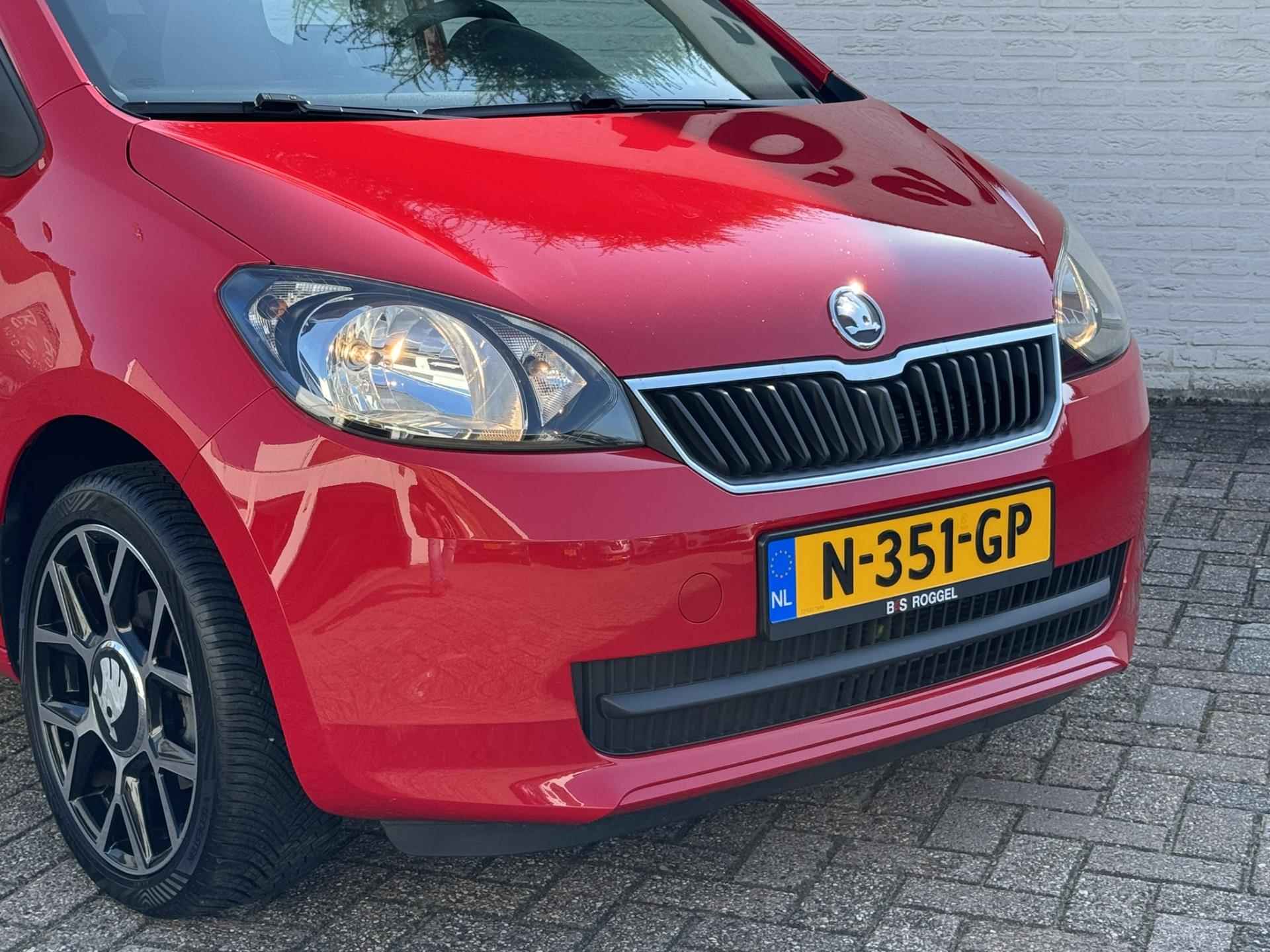 Skoda Citigo 1.0 Greentech Active Airco Navigatie Electr. ramen LM-velgen 16inch 5-deurs Goed onderhouden - 27/46