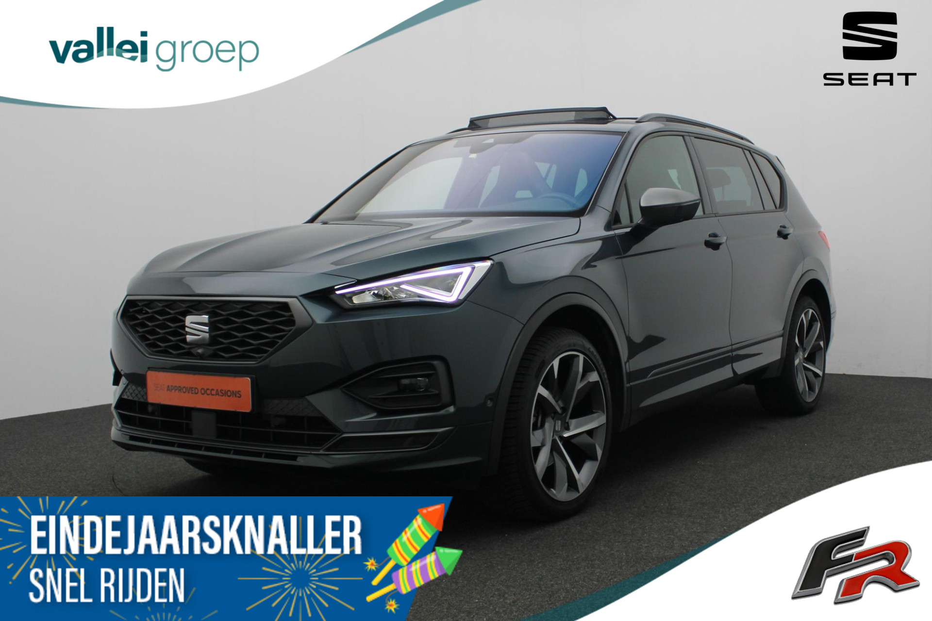 SEAT Tarraco 7 pers. 1.5 TSI 150PK DSG FR Business Intense | Pano | Trekhaak | 360 camera | Navi | ACC | Keyless | 20 inch