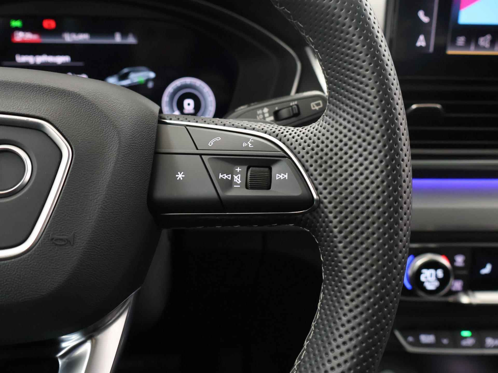 Audi Q5 55 TFSI e Quattro S Line | 367pk | Panoramadak | Matrix LED | Parkeercamera | Sfeerverlichting | Navigatie | Climate Control | Cruise Control | Bluetooth | - 35/54