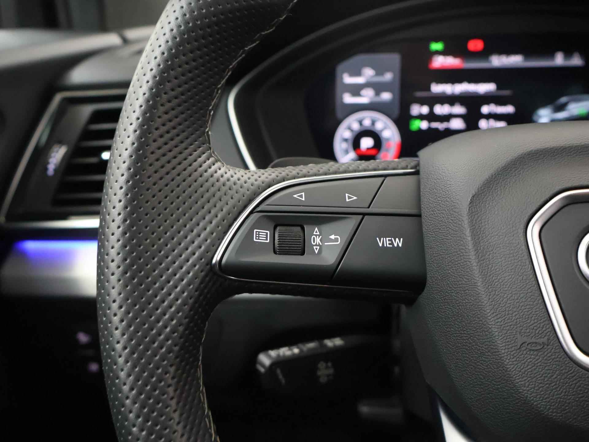 Audi Q5 55 TFSI e Quattro S Line | 367pk | Panoramadak | Matrix LED | Parkeercamera | Sfeerverlichting | Navigatie | Climate Control | Cruise Control | Bluetooth | - 37/54