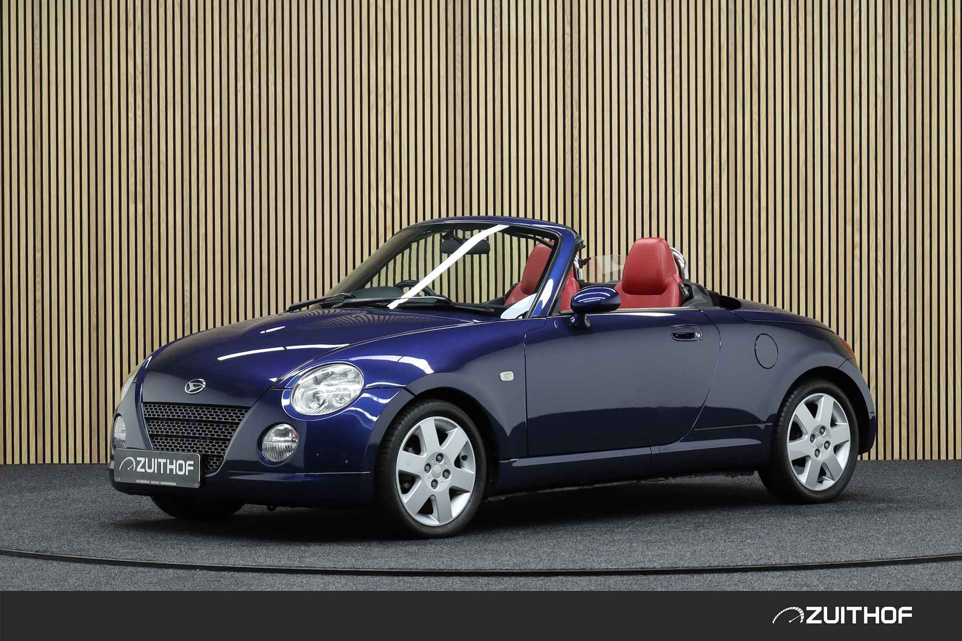 Daihatsu Copen 0.7 Type 2 RHD Cabrio | Rood leder| Airco | Lm velgen