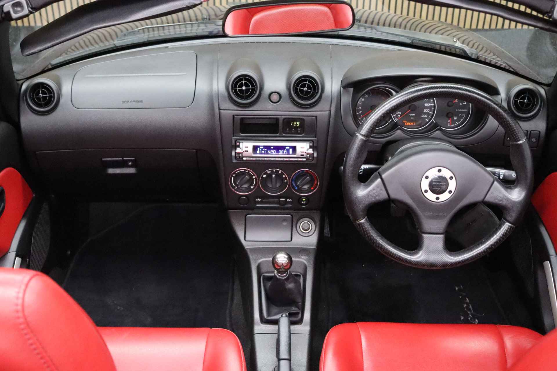 Daihatsu Copen 0.7 Type 2 RHD Cabrio | Rood leder| Airco | Lm velgen - 21/27