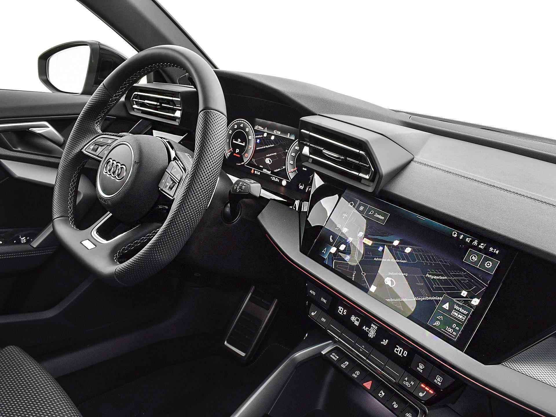 Audi A3 Sportback 35 TFSI S Edition 150 pk · Facelift· 18" LM Velgen · Matrix-Led · Sonos Premium 3D - 18/25