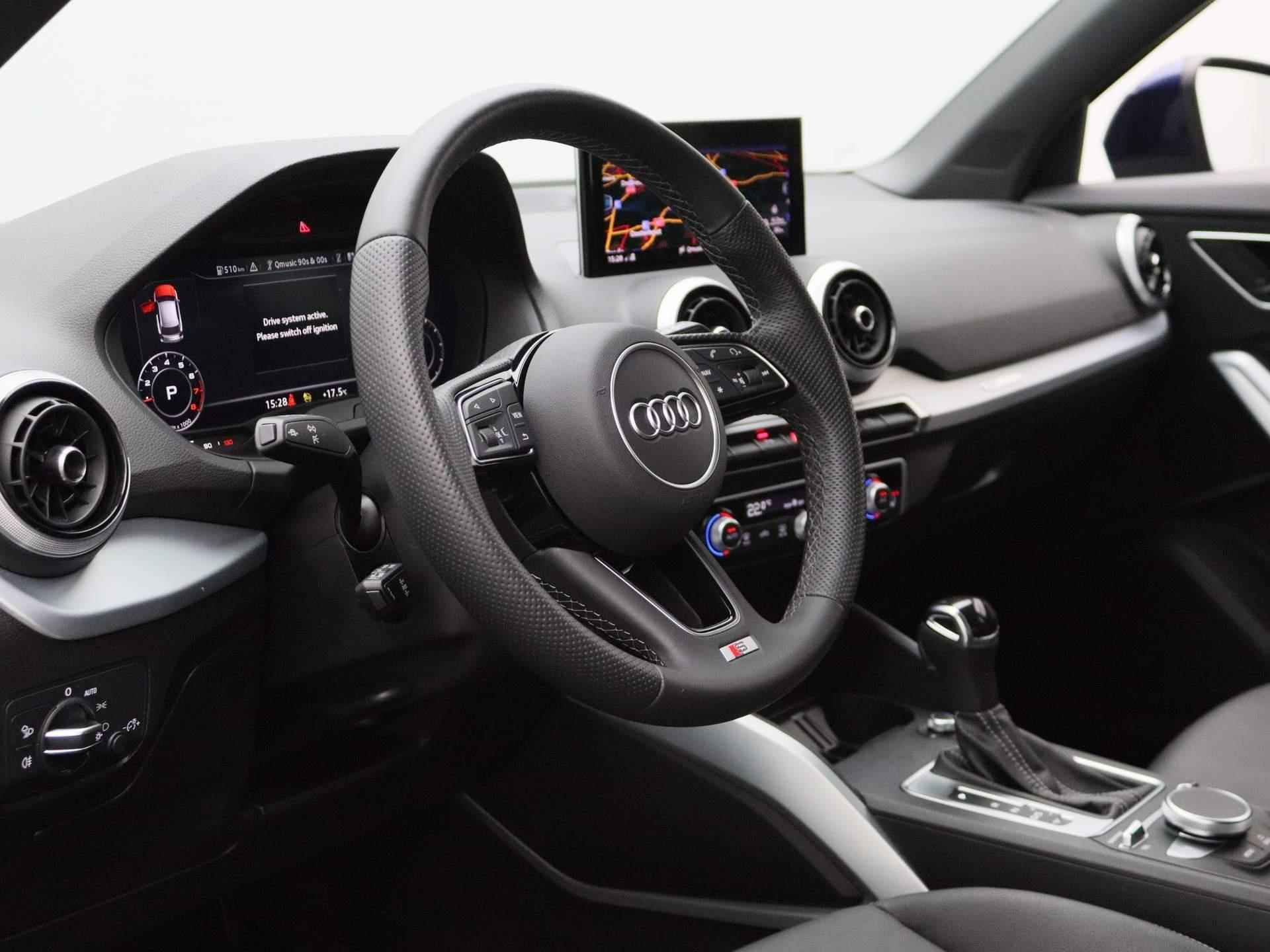 Audi Q2 35 TFSI S Edition 150 PK | Automaat | S-line exterieur | S-line interieur | Half-Leder | Navigatie | Camera | Climate Control | Stoelverwarming | Cruise control | LED | Apple Carplay | Android Auto | Parkeersensoren | - 37/46