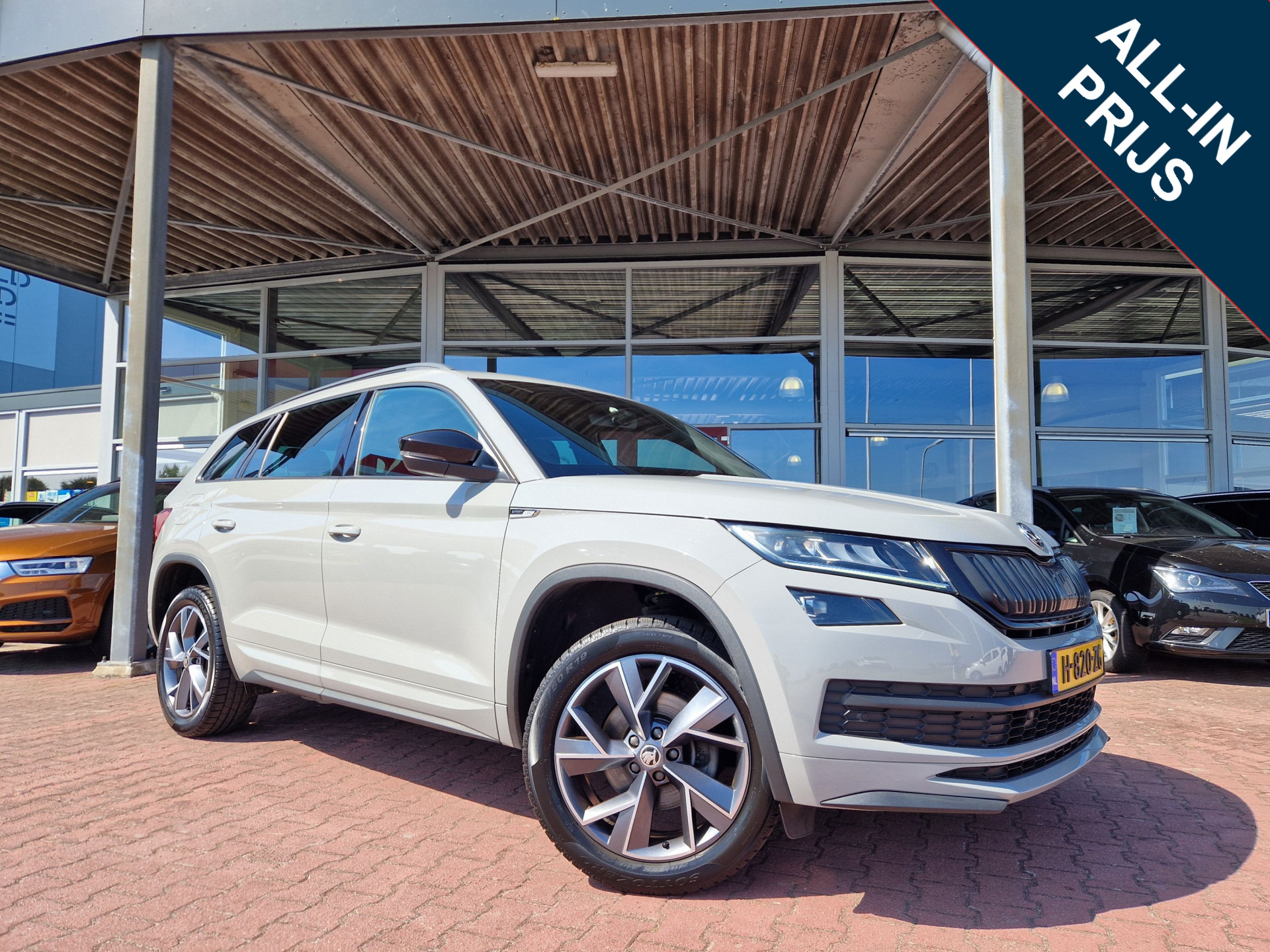 Škoda Kodiaq 1.5 TSI Sportline Business 12 MND BOVAG GAR. | NAVI | AIRCO | LMV 19" | CAMERA | PDC V+A | CR. CONTR.