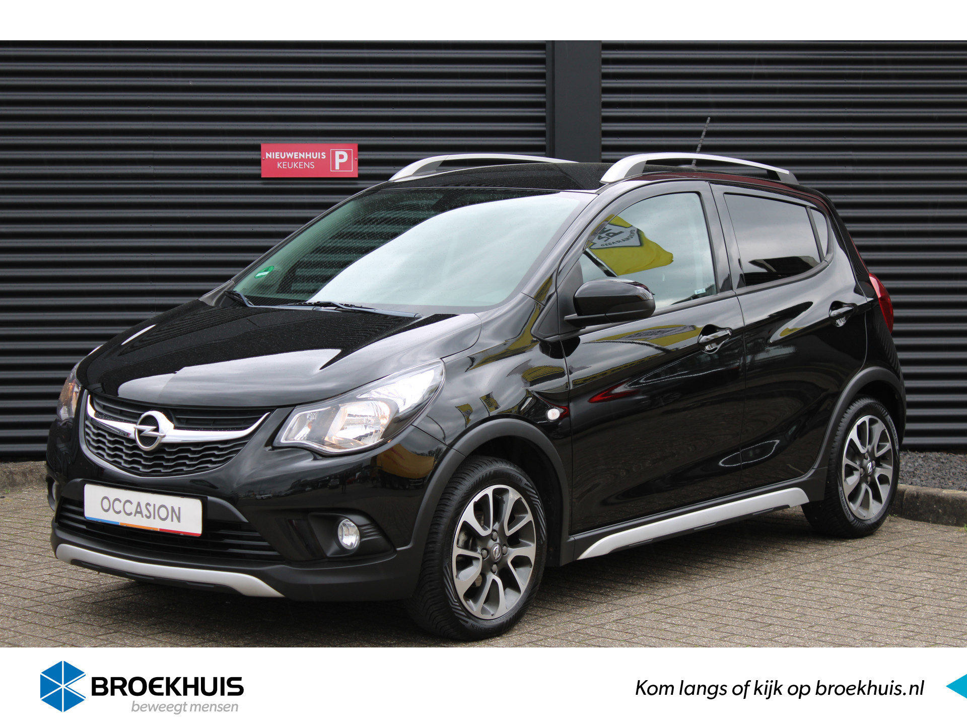 Opel KARL ROCKS 1.0 75PK 5-DRS ONLINE EDITION+ Navigatie / Park Pilot / 15"LMV / Bluetooth / LED / Cruise control / CPV / Elec. Ramen "Vraag een vrijblijvende offerte aan!" bij viaBOVAG.nl