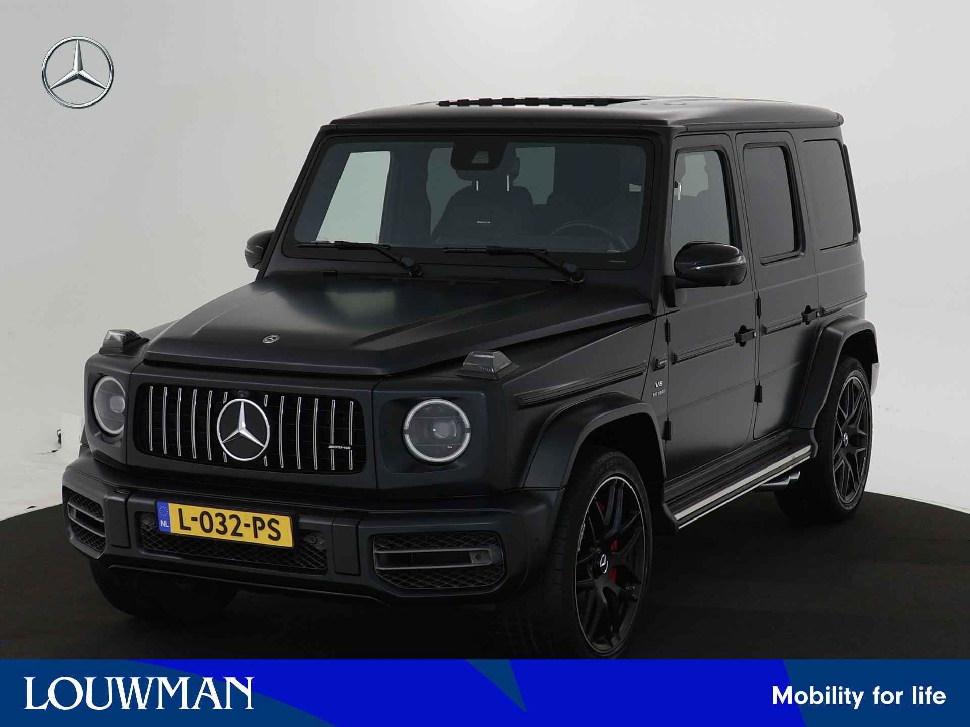 Mercedes-Benz G-Klasse 63 AMG | V8 | 585pk | 360°-camera | Burmester | AMG-Ride Control | Trekhaak | Distronic | Schuifdak | Inclusief 12 Maanden Garantie