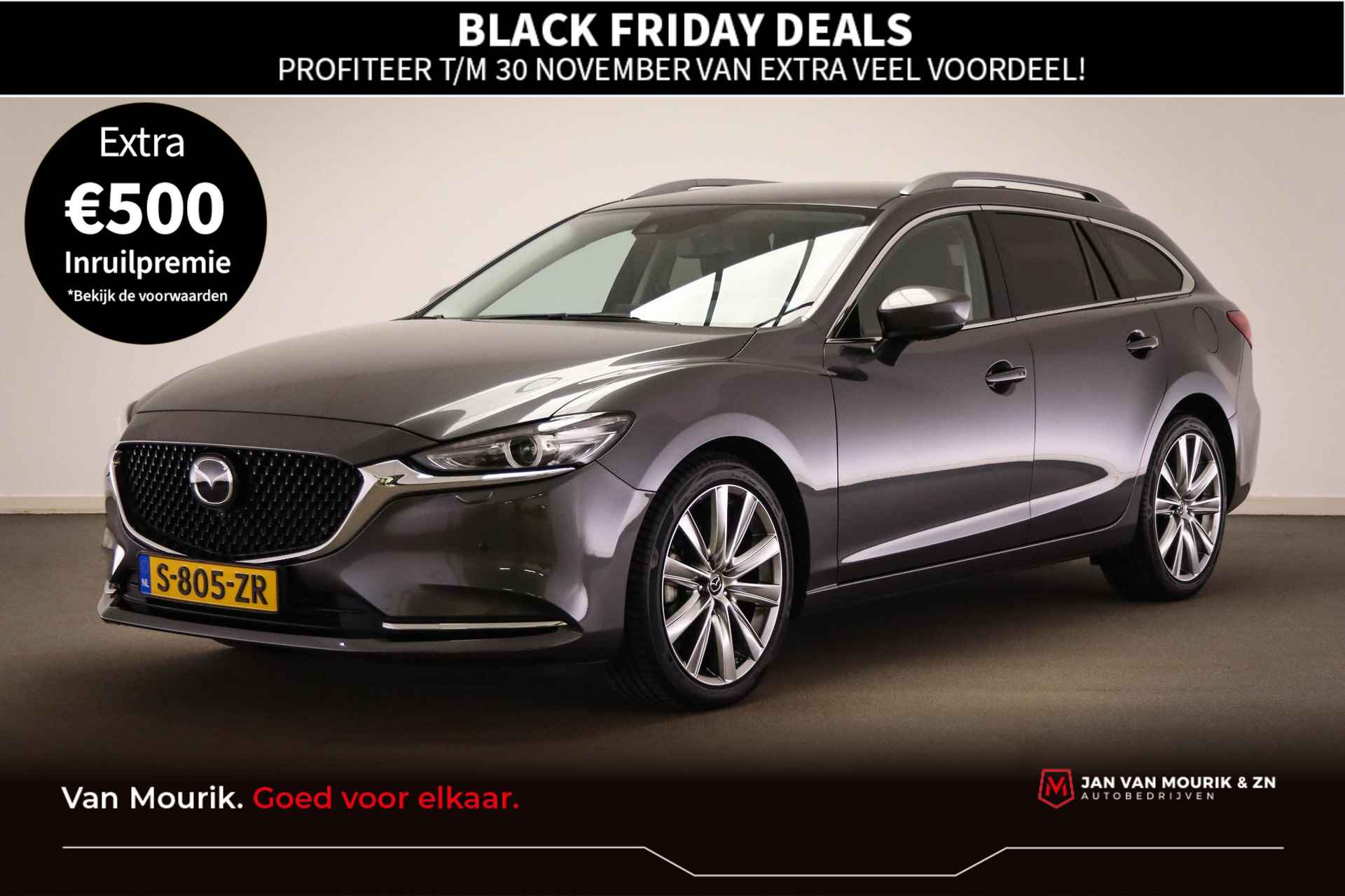 Mazda 6 Sportbreak 2.0 SkyActiv-G 165 Exclusive-Line | Led | Head - up | Bose | Stoelkoeling | 360 Camera | - 1/61