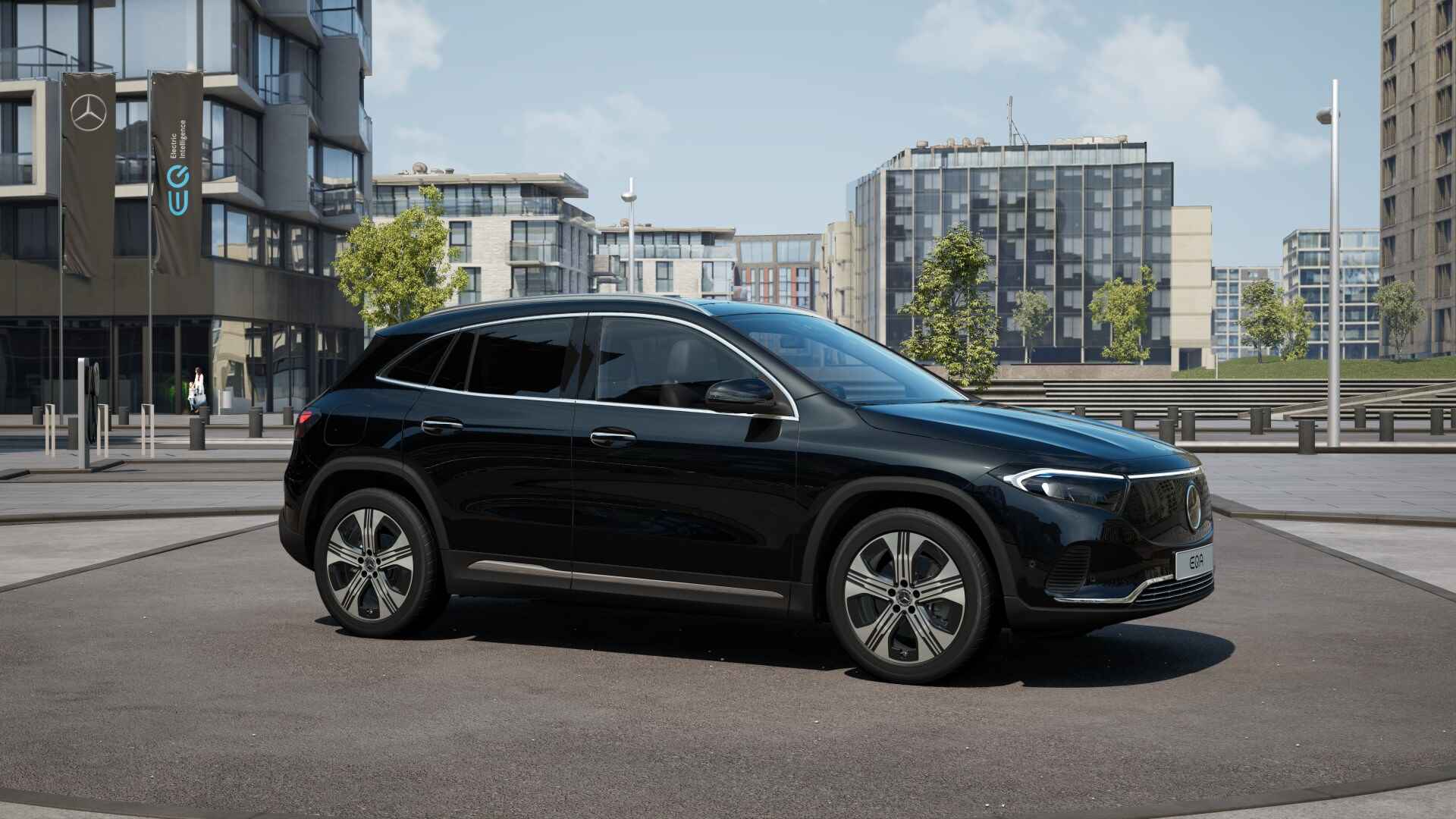 Mercedes-Benz EQA 250+ Luxury Line 71 kWh | Parkeerpakket met achteruitrijcamera | KEYLESS-GO comfort pakket | Verwarmde stoelen vooraan | GUARD 360° Voertuigbescherming Plus | 	Extra USB-poorten | Dodehoekassistent | - 13/25