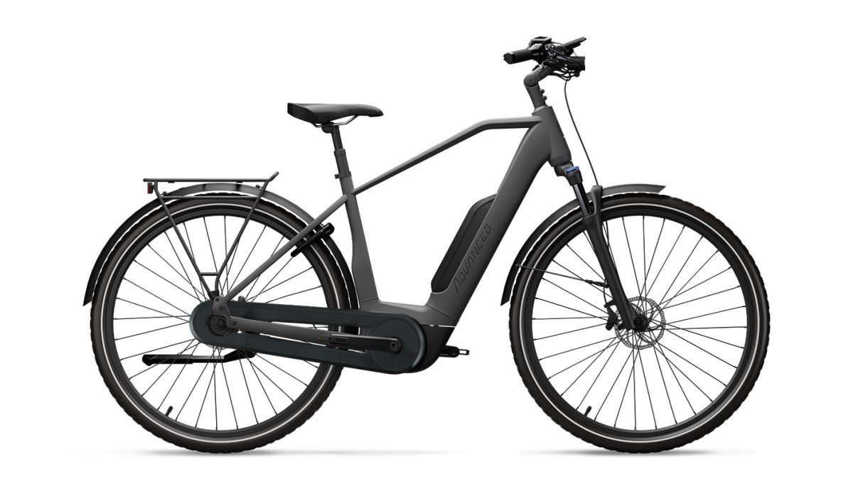 Advanced Ebike Das Original TOUR Plus Diamant 55 / Coal Grey Act Pl. 50 / 545 Heren Coal Grey 55cm 2024